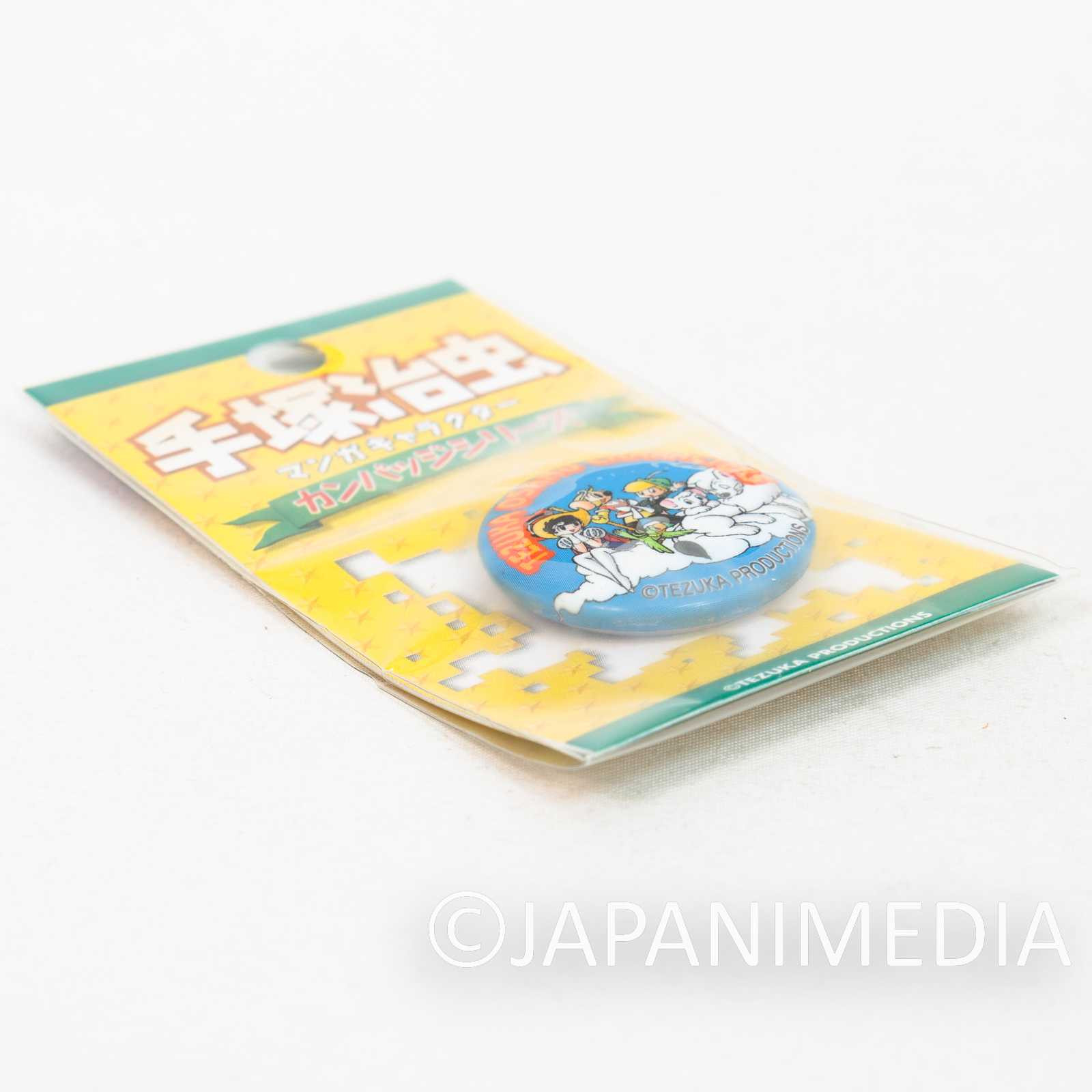 Osamu Tezuka Character Mini Button badge JAPAN Princess Knight Goku Leo Japanimedia Store