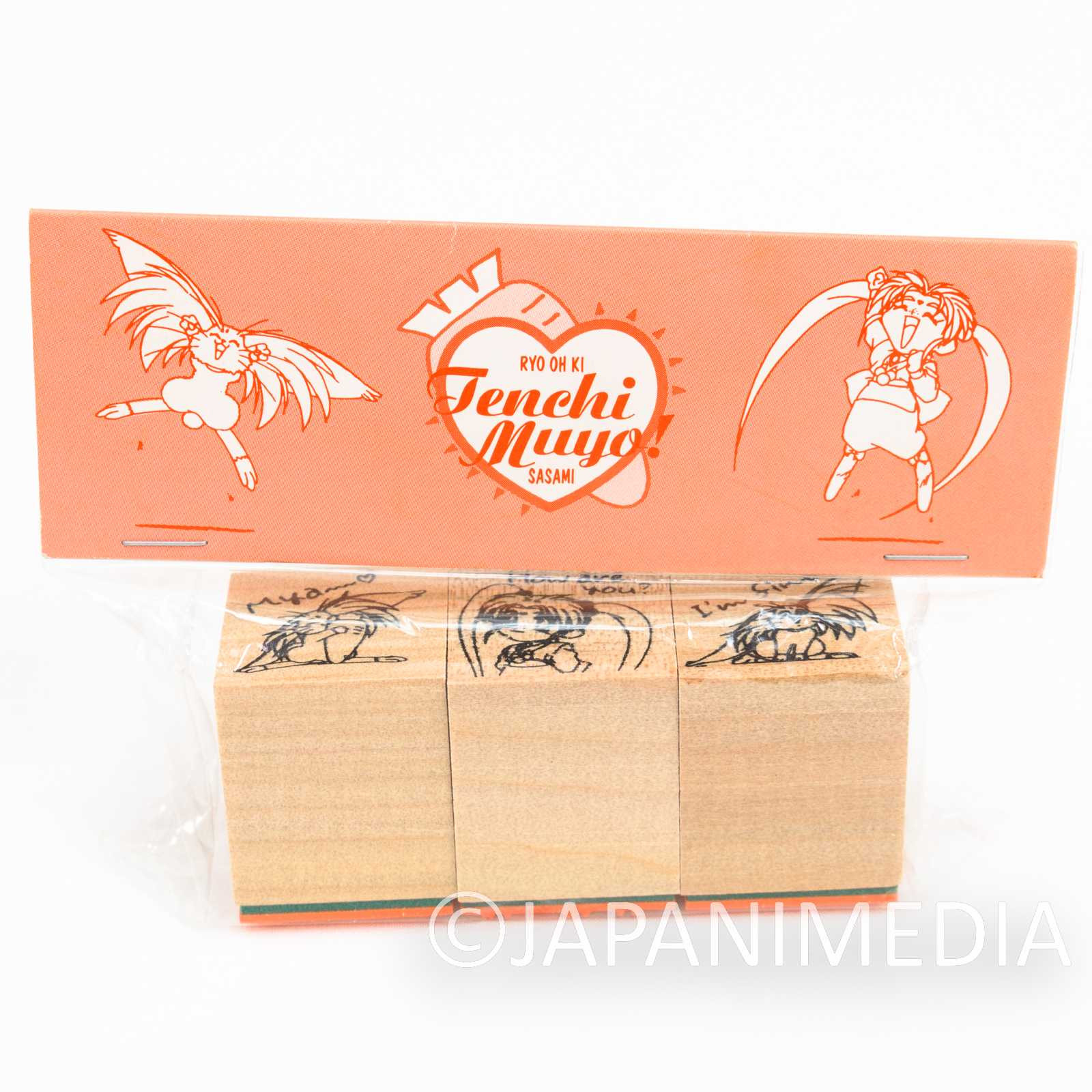 Tenchi Muyo! Ryo-ohki Sasami Stamp 3pc Set JAPAN Japanimedia Store 2