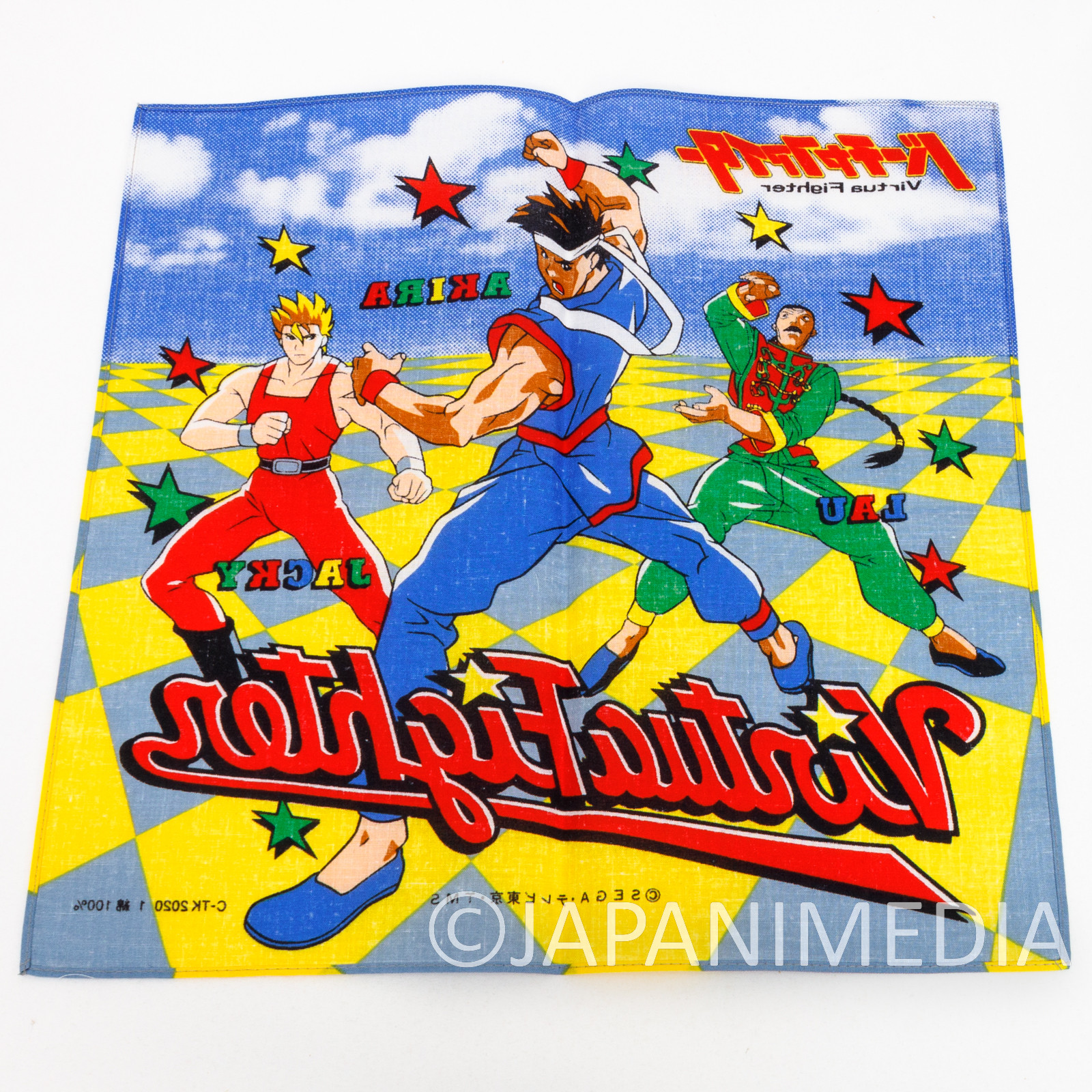 Virtua Fighter Animation Handkerchief SEGA JAPAN GAME 3