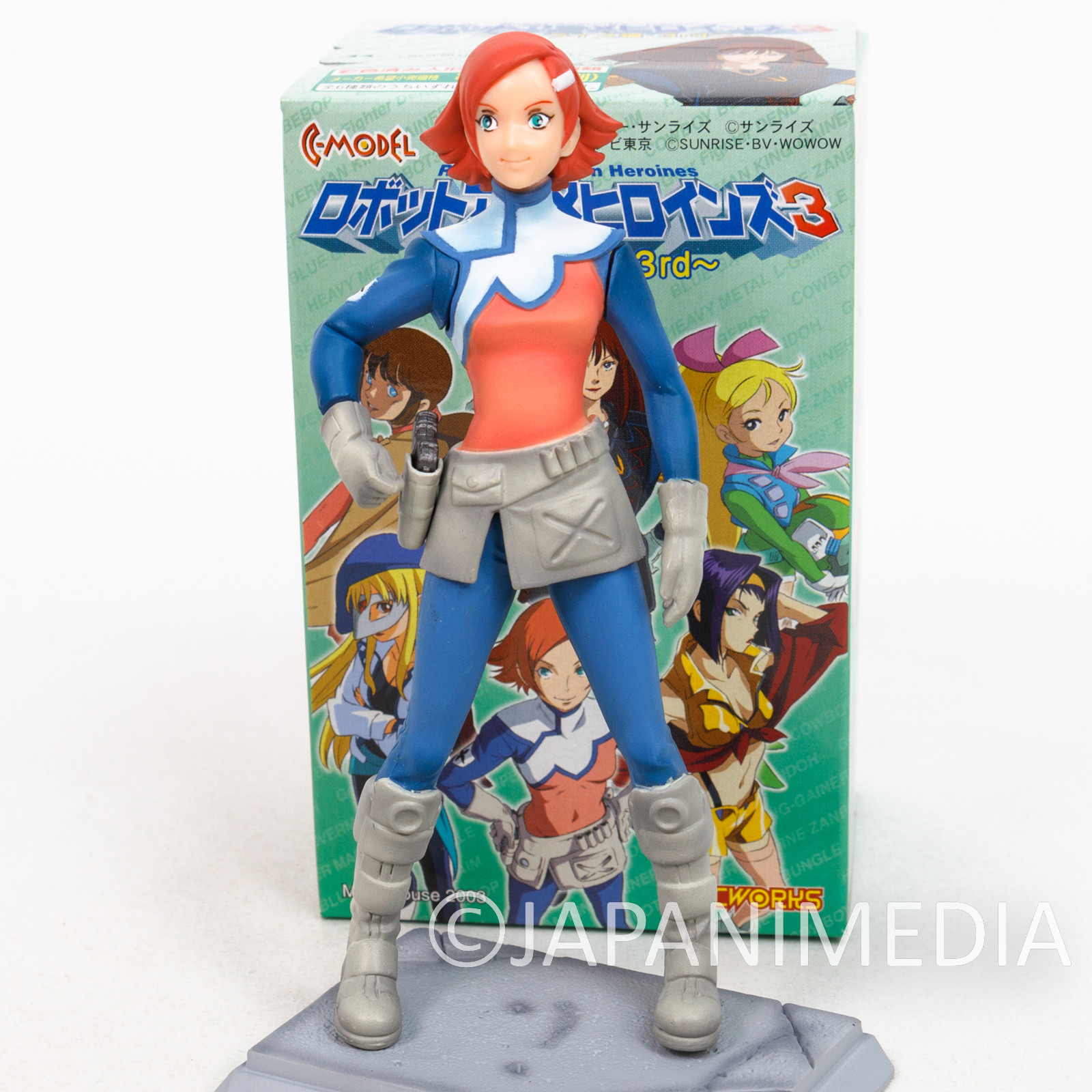 Overman King Gainer Sara Kodama Mini Figure Robot Anime Heroines 3rd  Megahouse