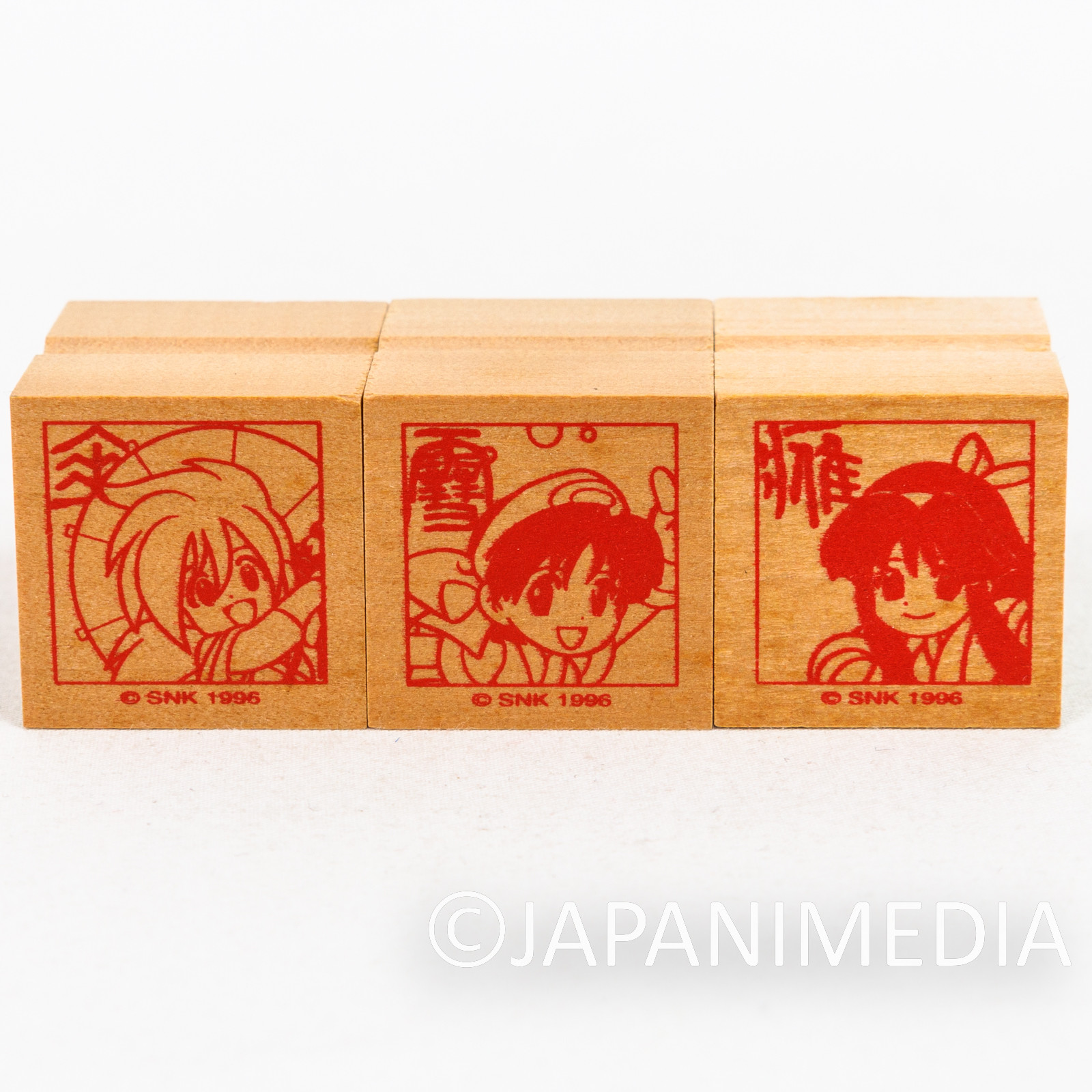 Samurai Shodown Mini Stamp 3pc Set / Nakoruru Rimururu Shizumaru Hisame