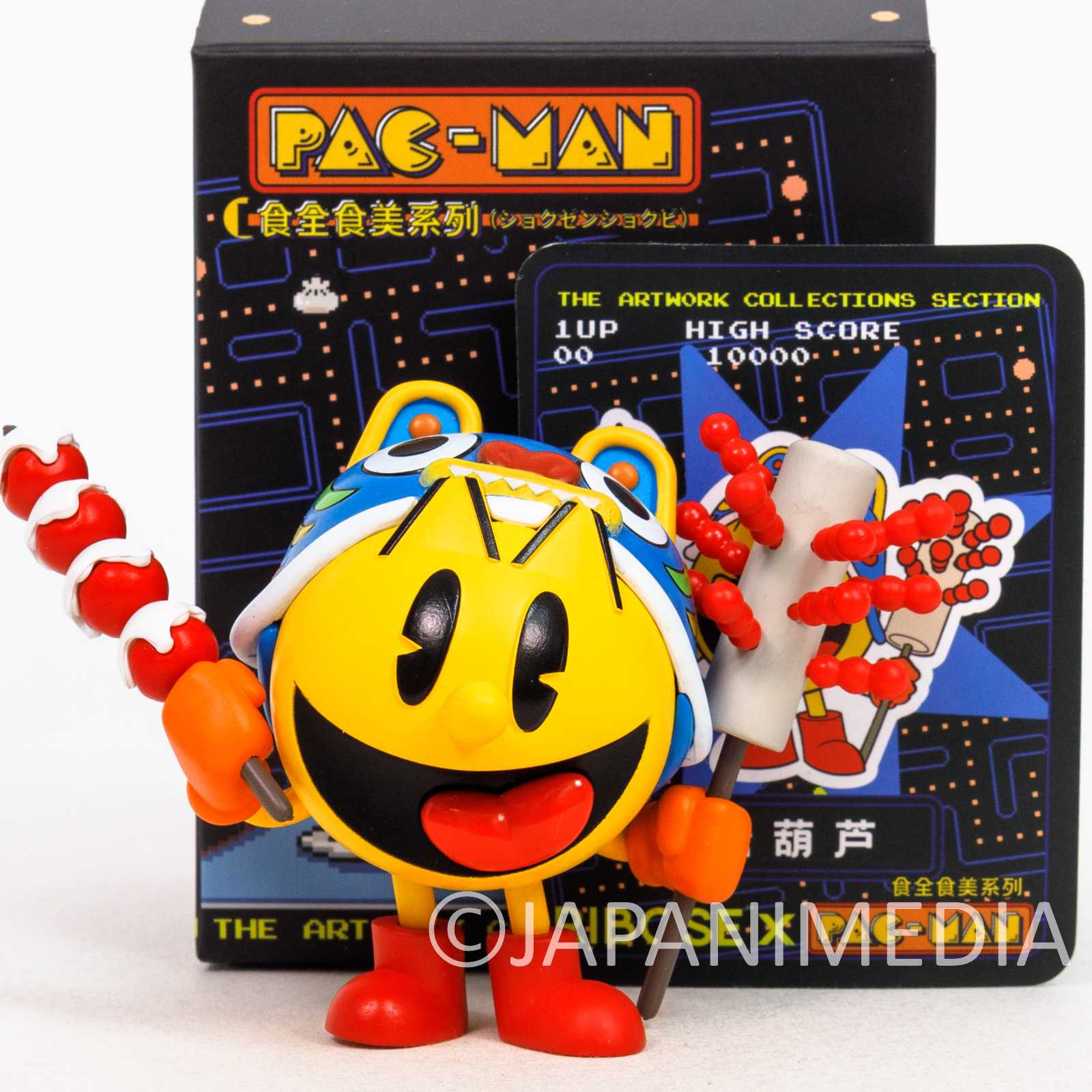Pac-Man Cosplay Mini Figure Candied Hawthorn ver. / PAC-LAND NAMCO FAMICOM Japanimedia Store FRONT Pac-Man Cosplay Mini Figure Candied Hawthorn ver. / PAC-LAND NAMCO FAMICOM Japanimedia Store FRONT