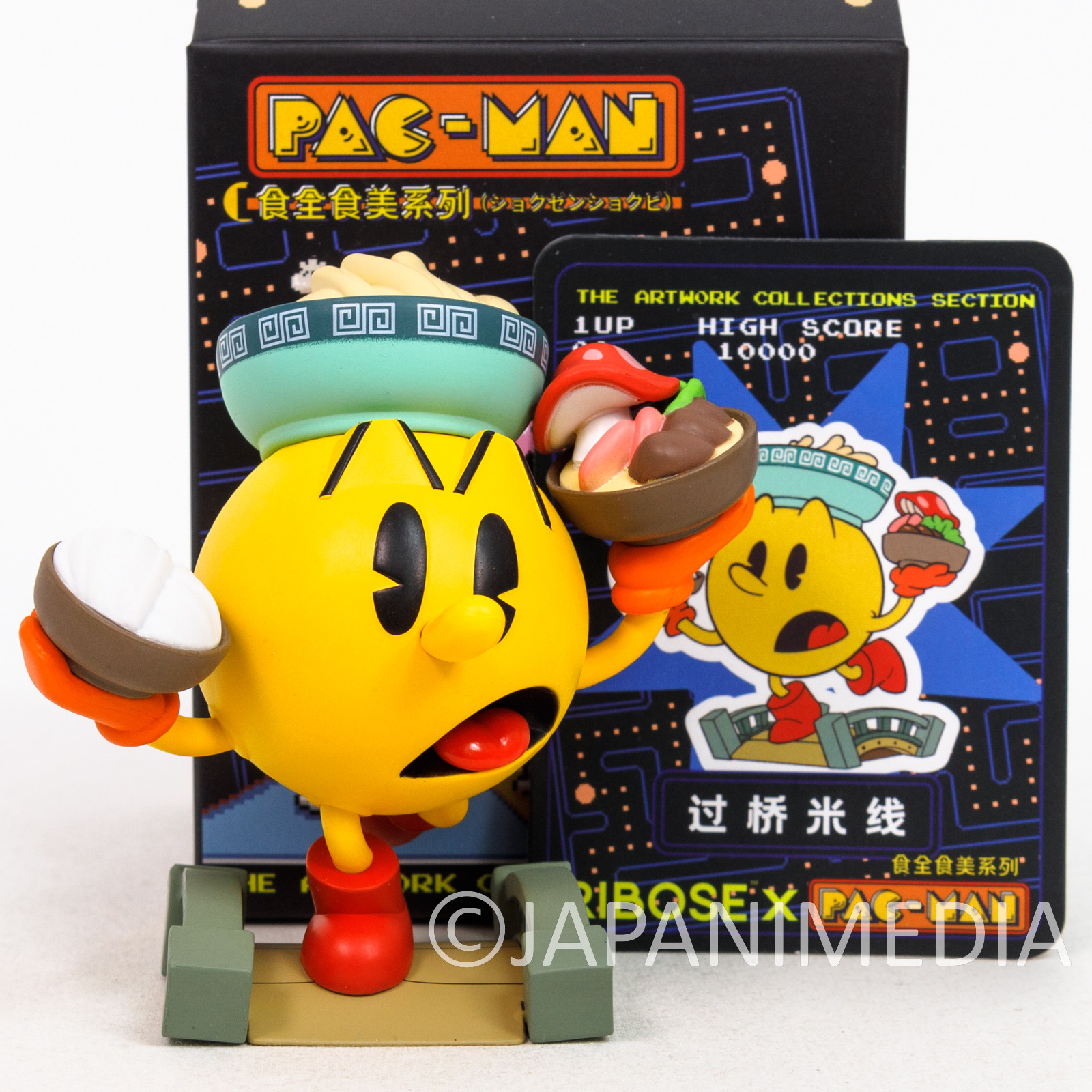 Pac-Man Cosplay Mini Figure Rice Noodles ver. / PAC-LAND NAMCO FAMICOM