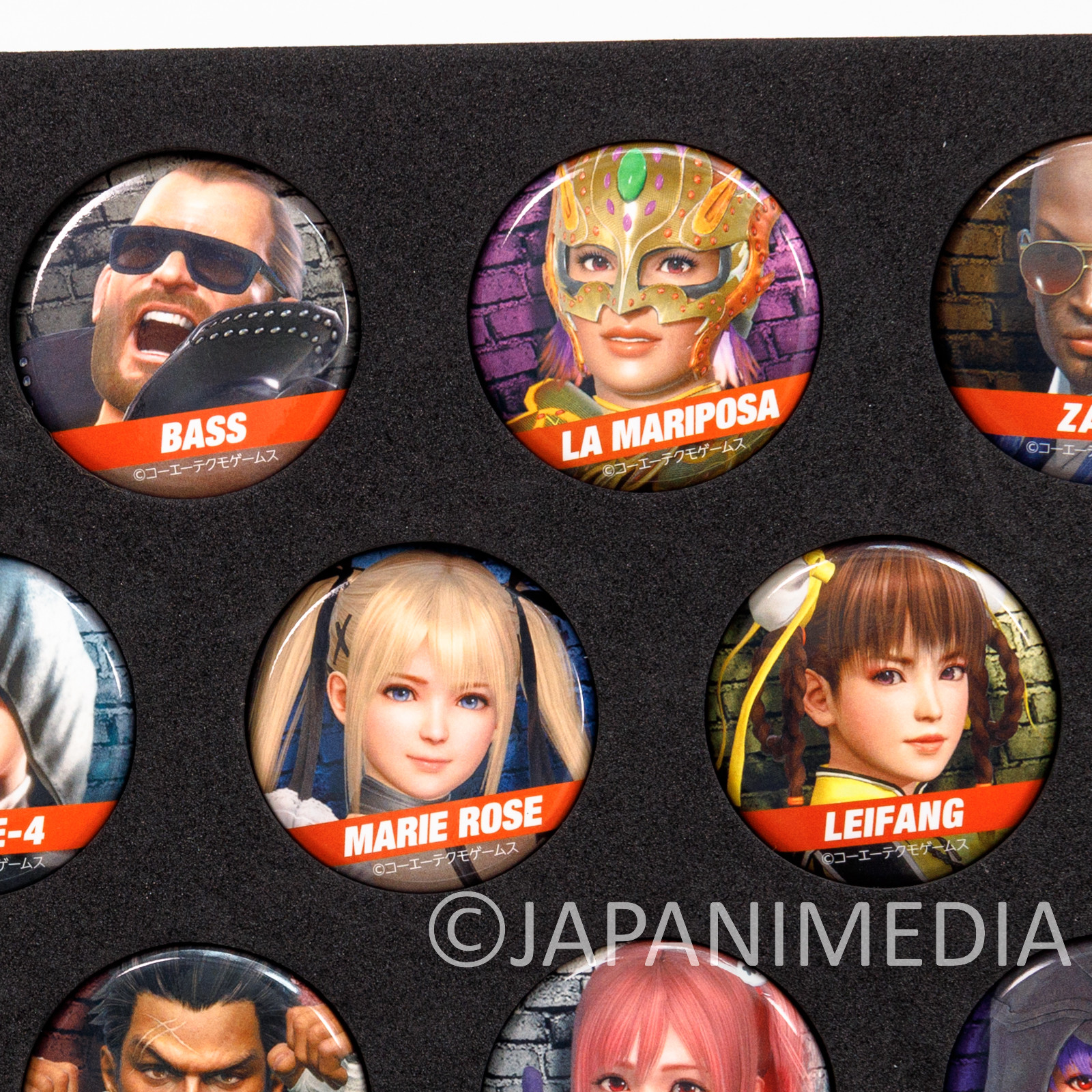 DOA Dead or Alive 6 Can Badge Pins 25+1 pc Set Koei Tecmo
