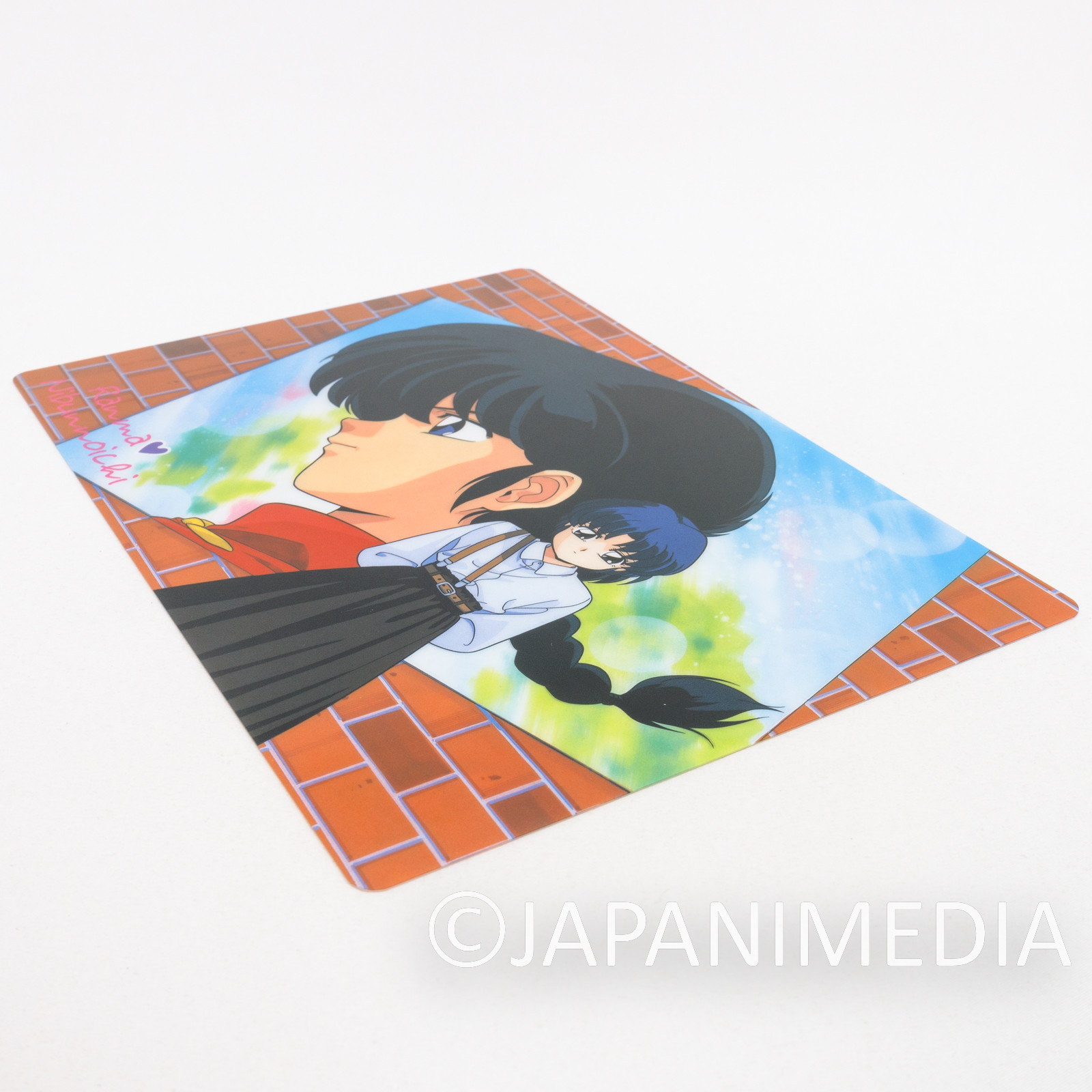 RARE Ranma 1/2 Plastic Pencil Board Shitajiki Akane Shampoo Ukyo