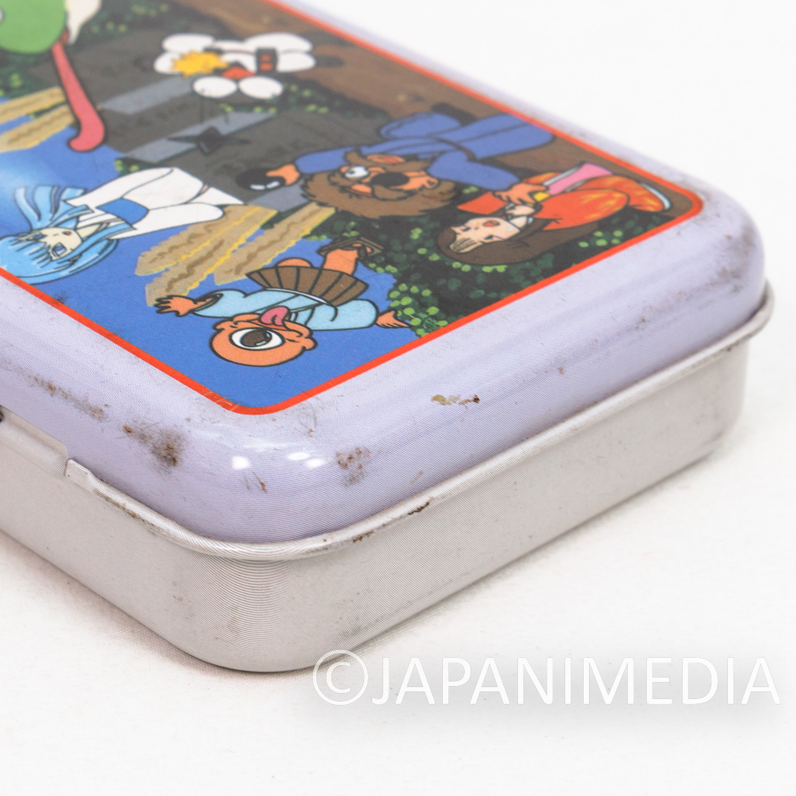 (DAMAGED) Retro RARE! Ninja Jajamaru Kun Can Pen Case FAMICOM NEC