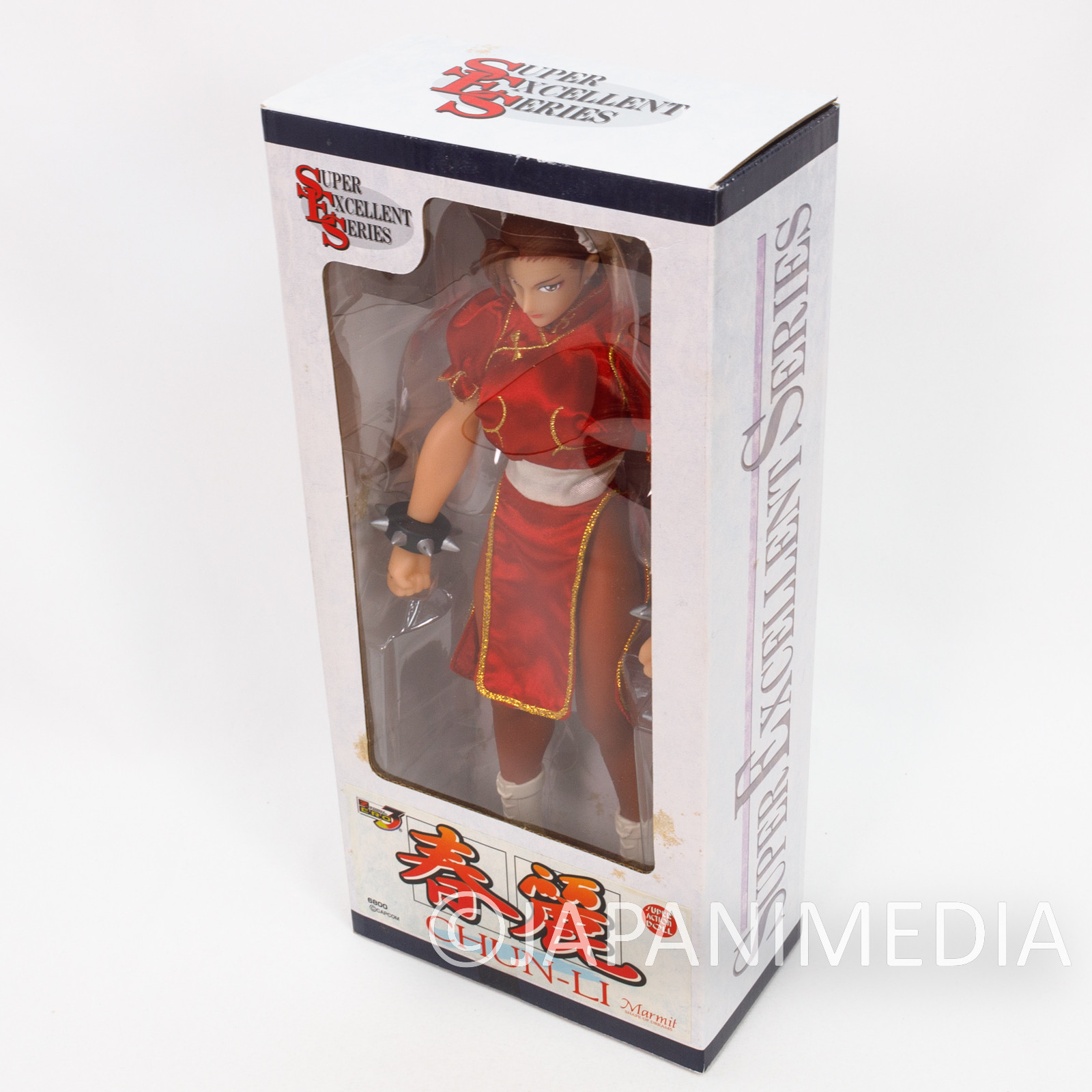 Street Fighter Chun-Li Red Figure Super Excellent Series Marmit Capcom JAPAN