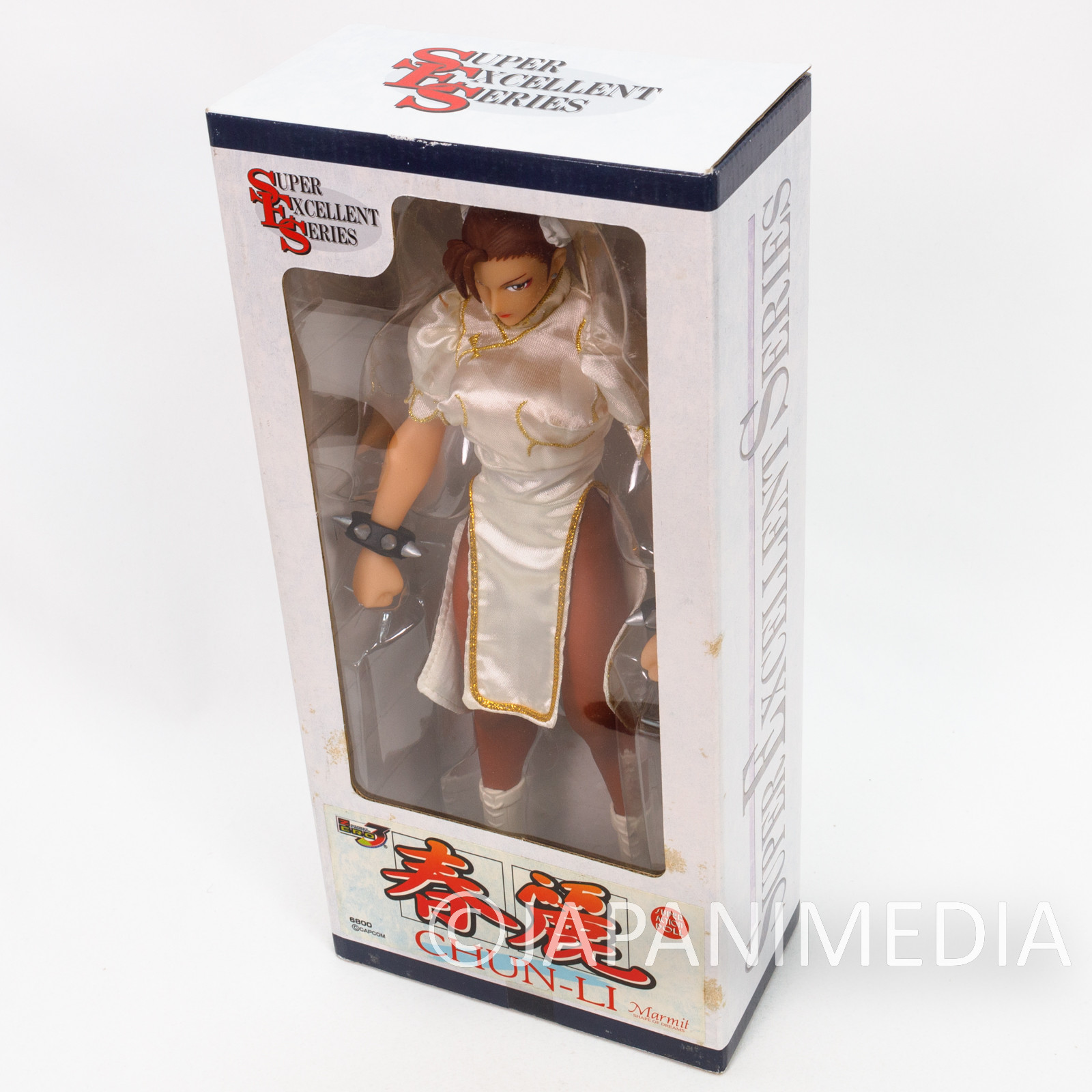 Street Fighter Chun-Li White Figure Super Excellent Series Marmit Capcom JAPAN