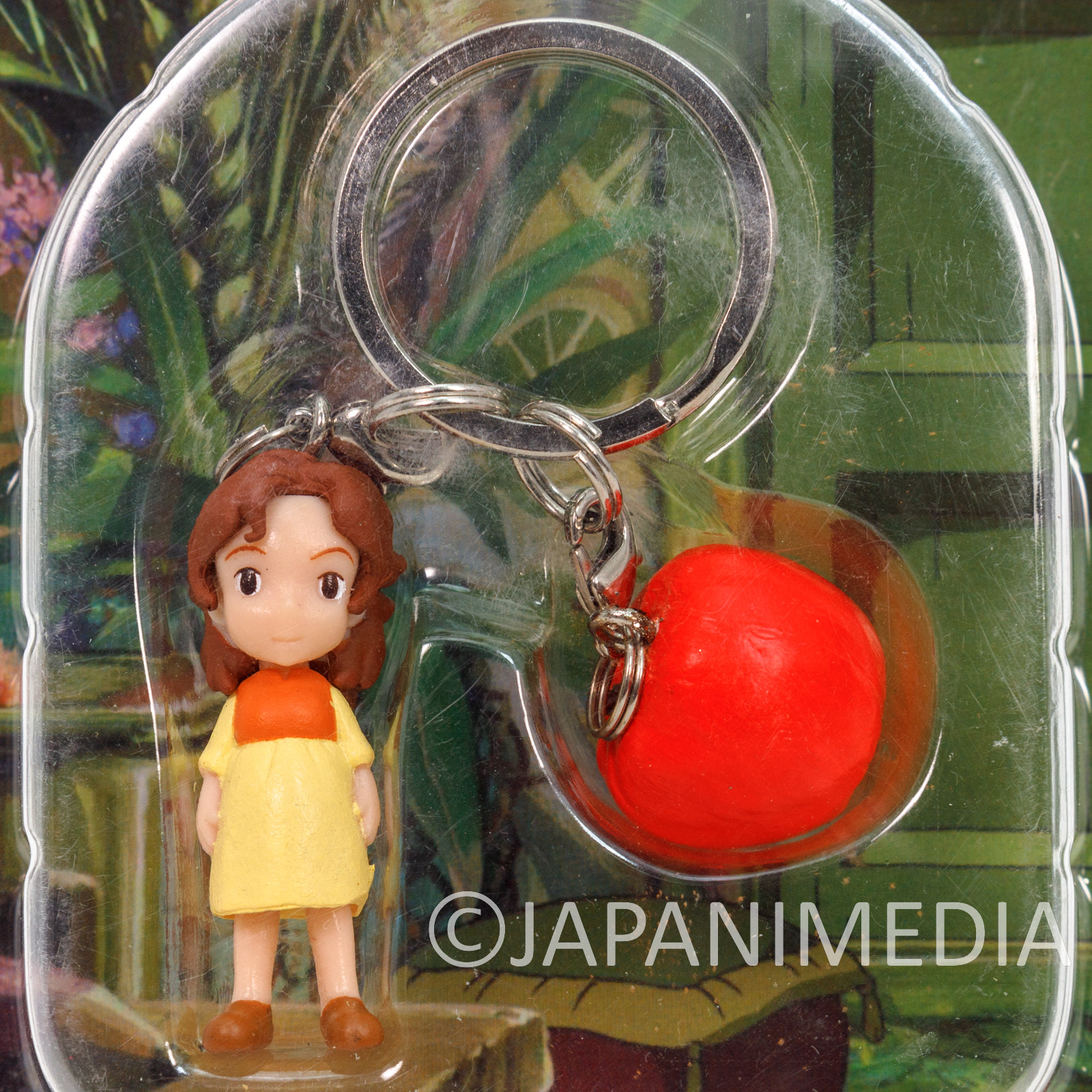 The Secret World of Borrower Arrietty Arrietty & Apple Figure Strap Ghibli JAPAN