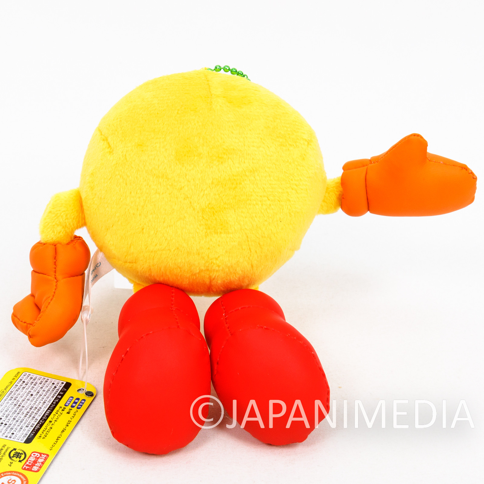 Pac-Man 6 Plush Doll Ballchain / PAC-LAND NAMCO FAMICOM