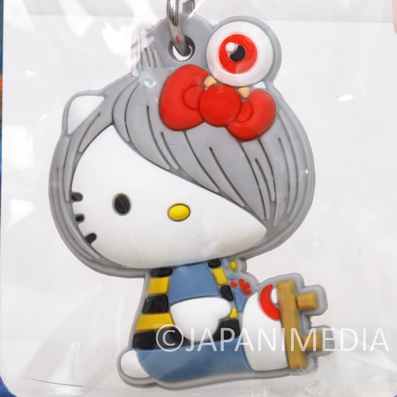 GeGeGe no Kitaro x Hello Kitty Rubber Mascot Strap