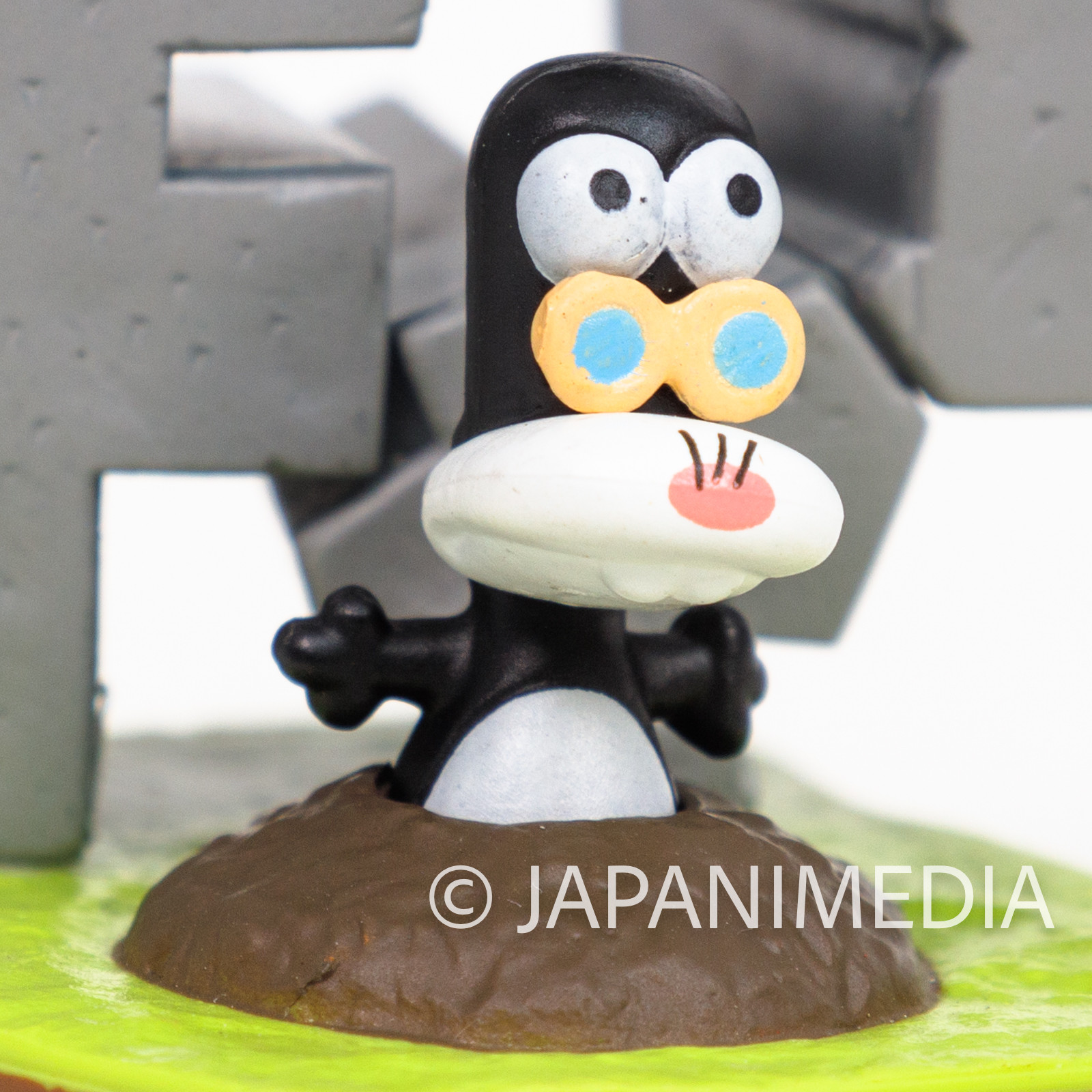 Hajime Ningen Gon Mustache Mole Mini Figure JAPAN ANIME MANGA GYATORUZ