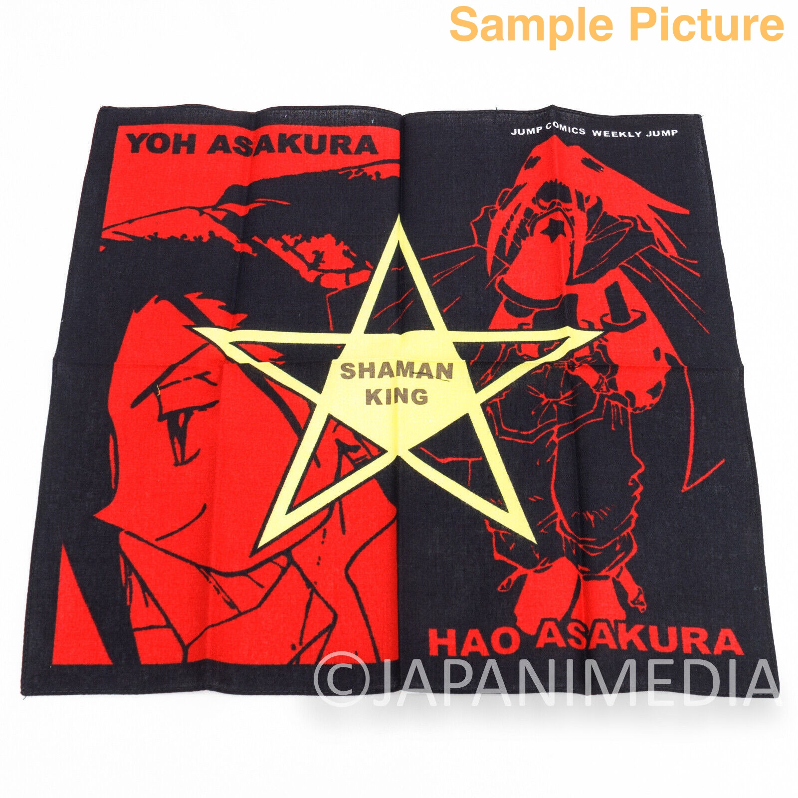 Shaman King Handkerchief 4pc Set Shonen Jump JAPAN