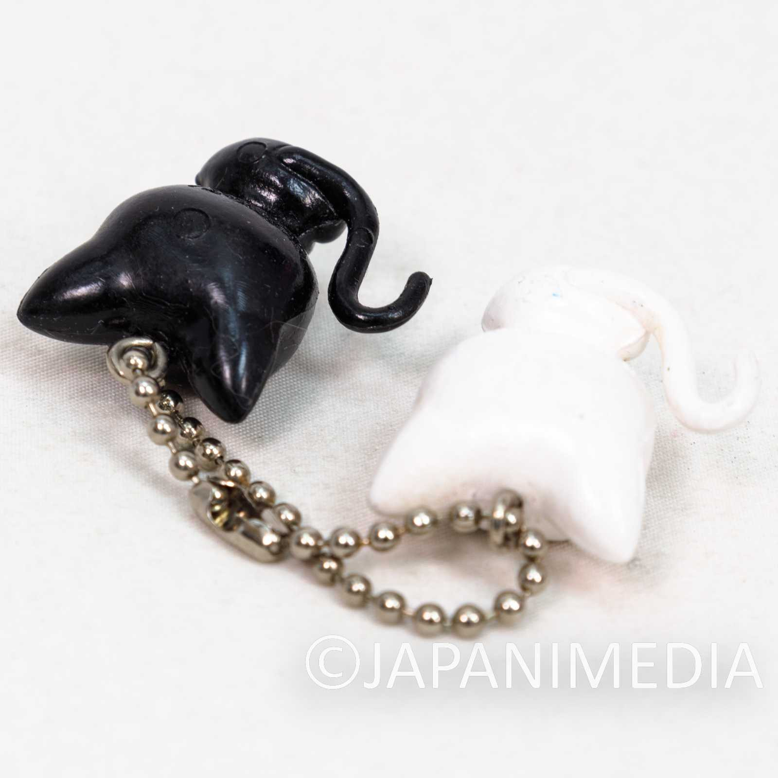 Retro RARE Sailor Moon Cat Artemis & Luna Figure Ballchain JAPAN ANIME Japanimedia Store