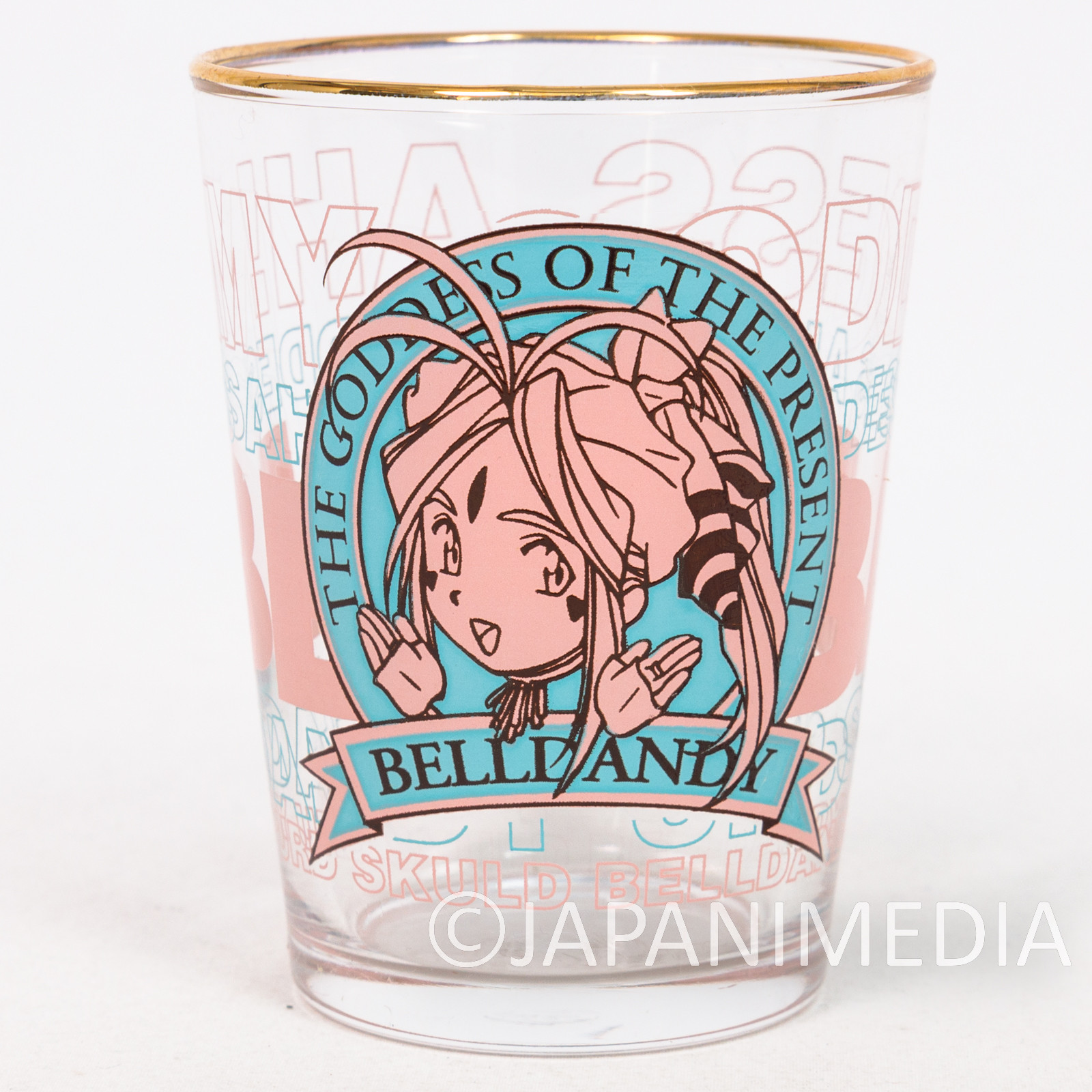 RARE! Ah! My Goddess Belldandy Tumbler Glass