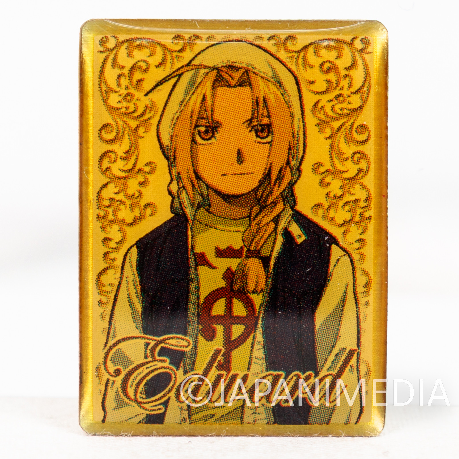 Fullmetal Alchemist Small Metal Pins 4pc Set / Edward Winry Roy Riza