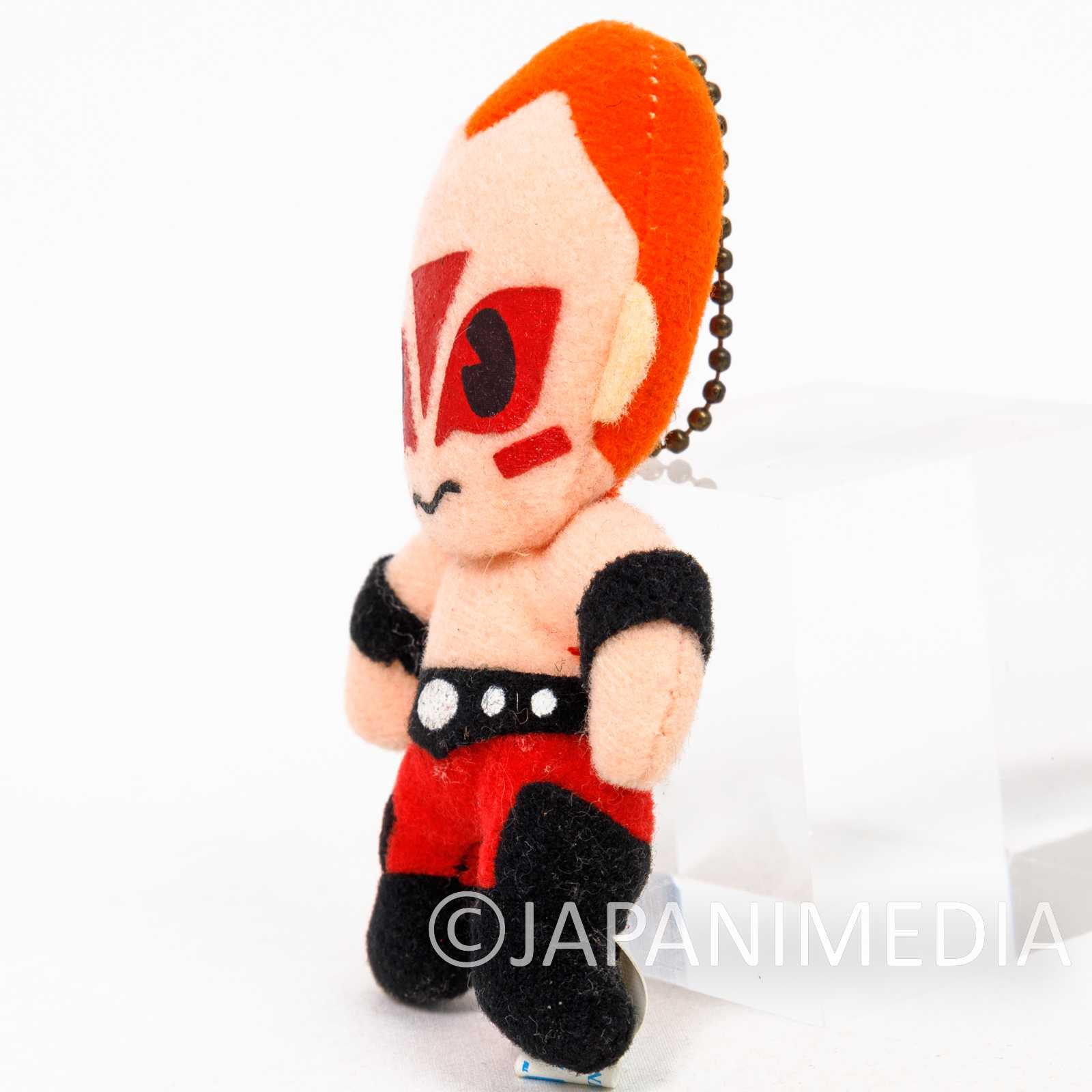 Virtua Fighter 3 Wolf Hawkfield 4" Mini Plush Doll Ballchain SEGA 1997 Japanimedia Store