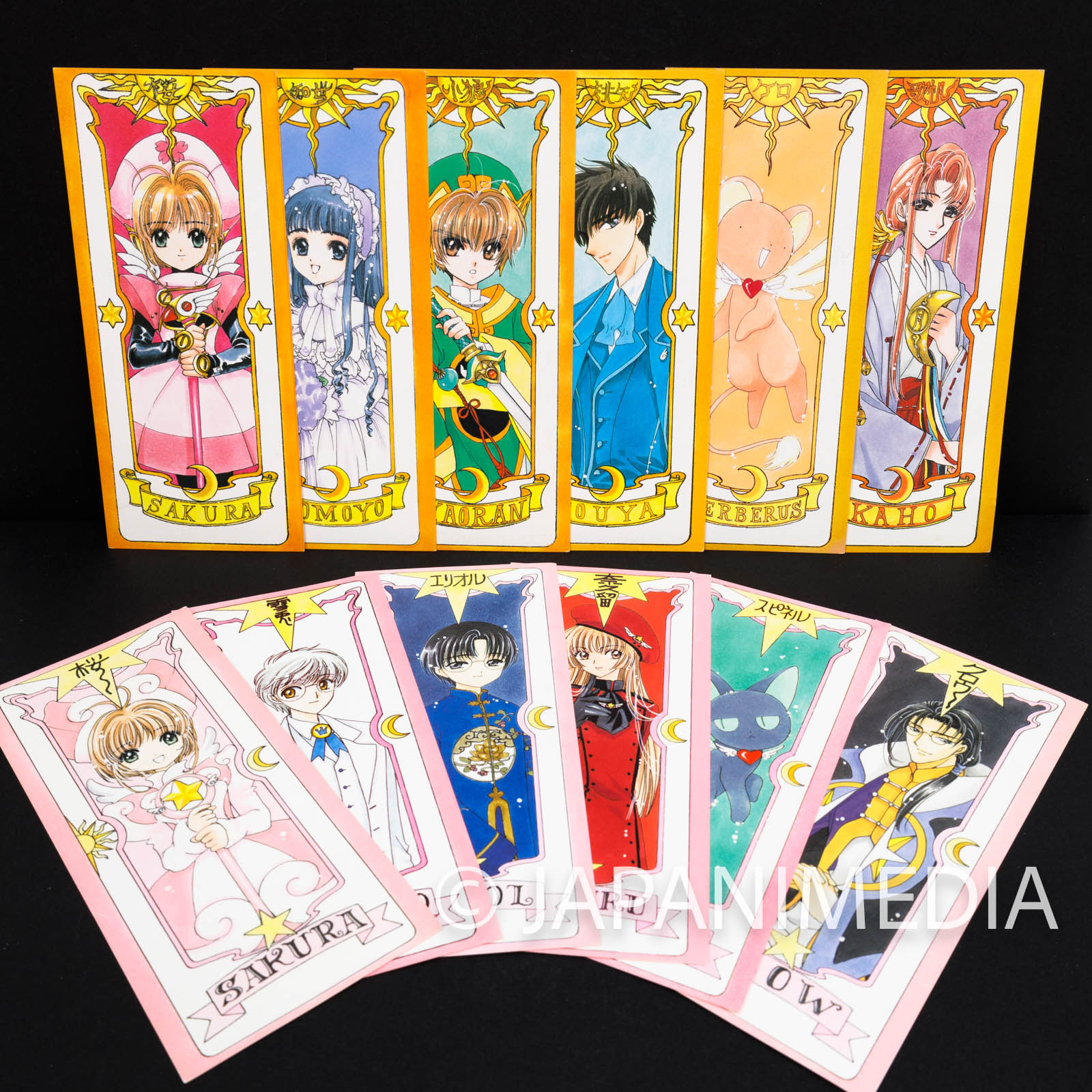 Cardcaptor Sakura Clow card ver. & Sakura card ver. Bookmark 12pc