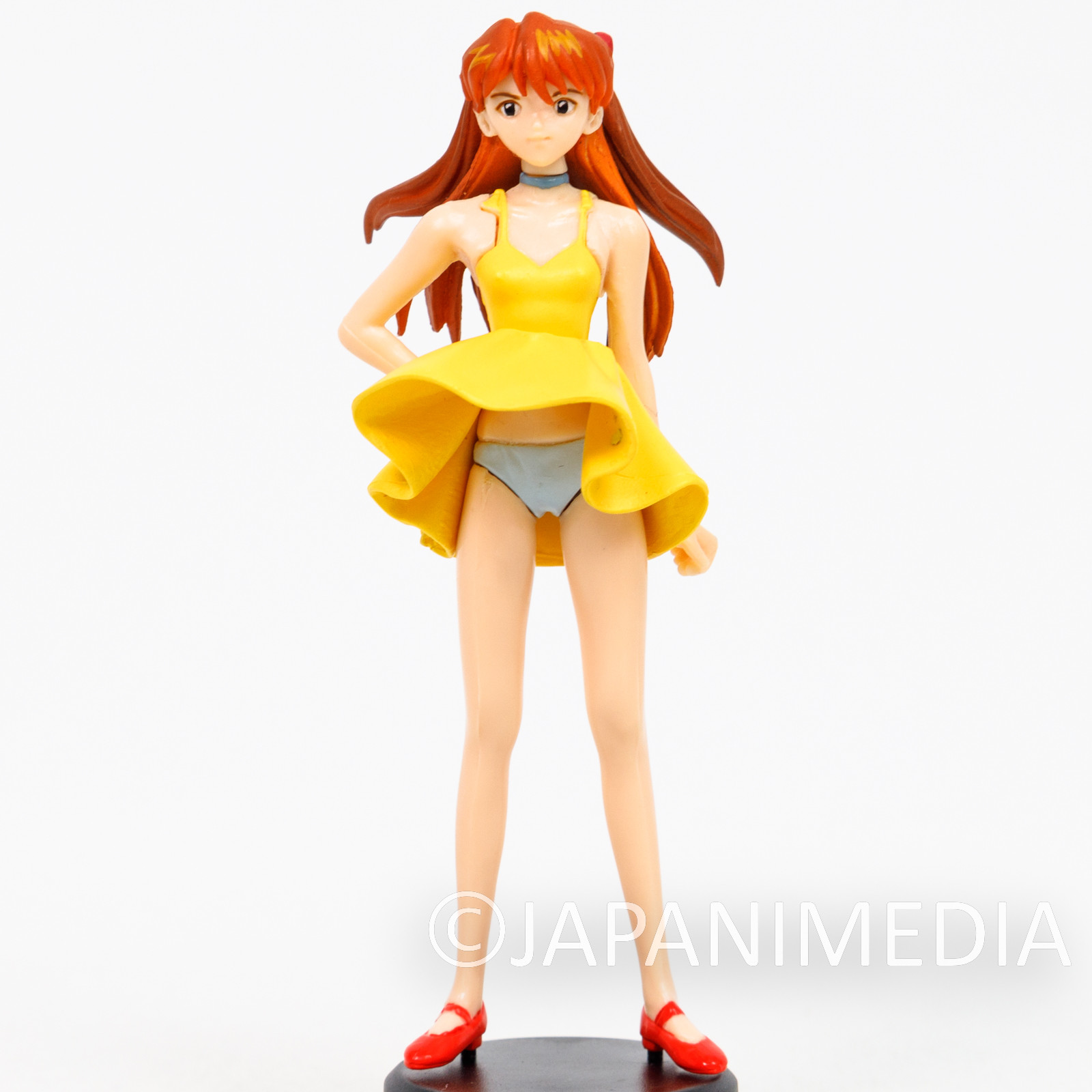 Evangelion Asuka Langley (Yellow One Piece) Mini Figure