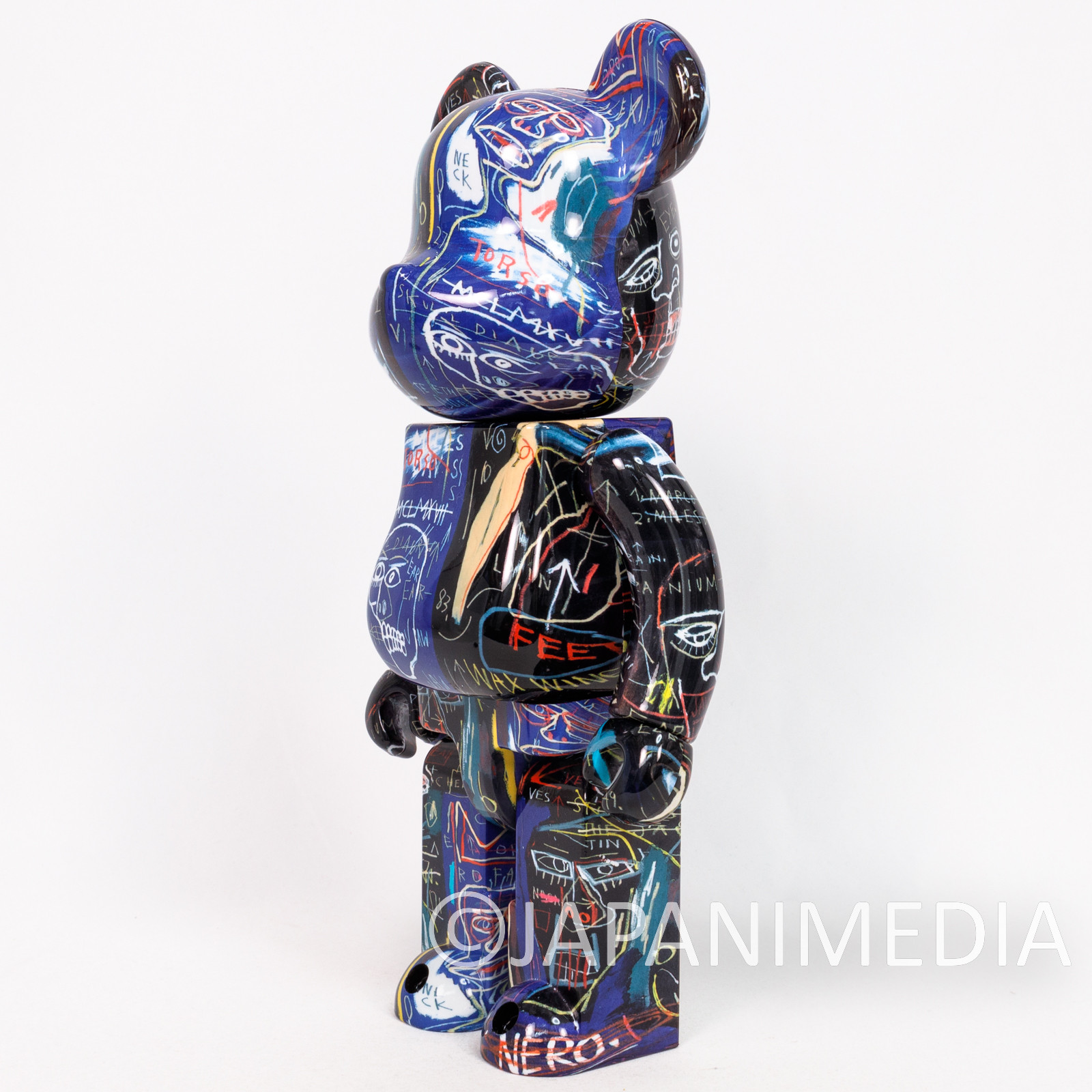 RARE JEAN-MICHEL BASQUIAT #7 100％ & 400％ Be@rbrick Bearbrick Figure Medicom  Toy