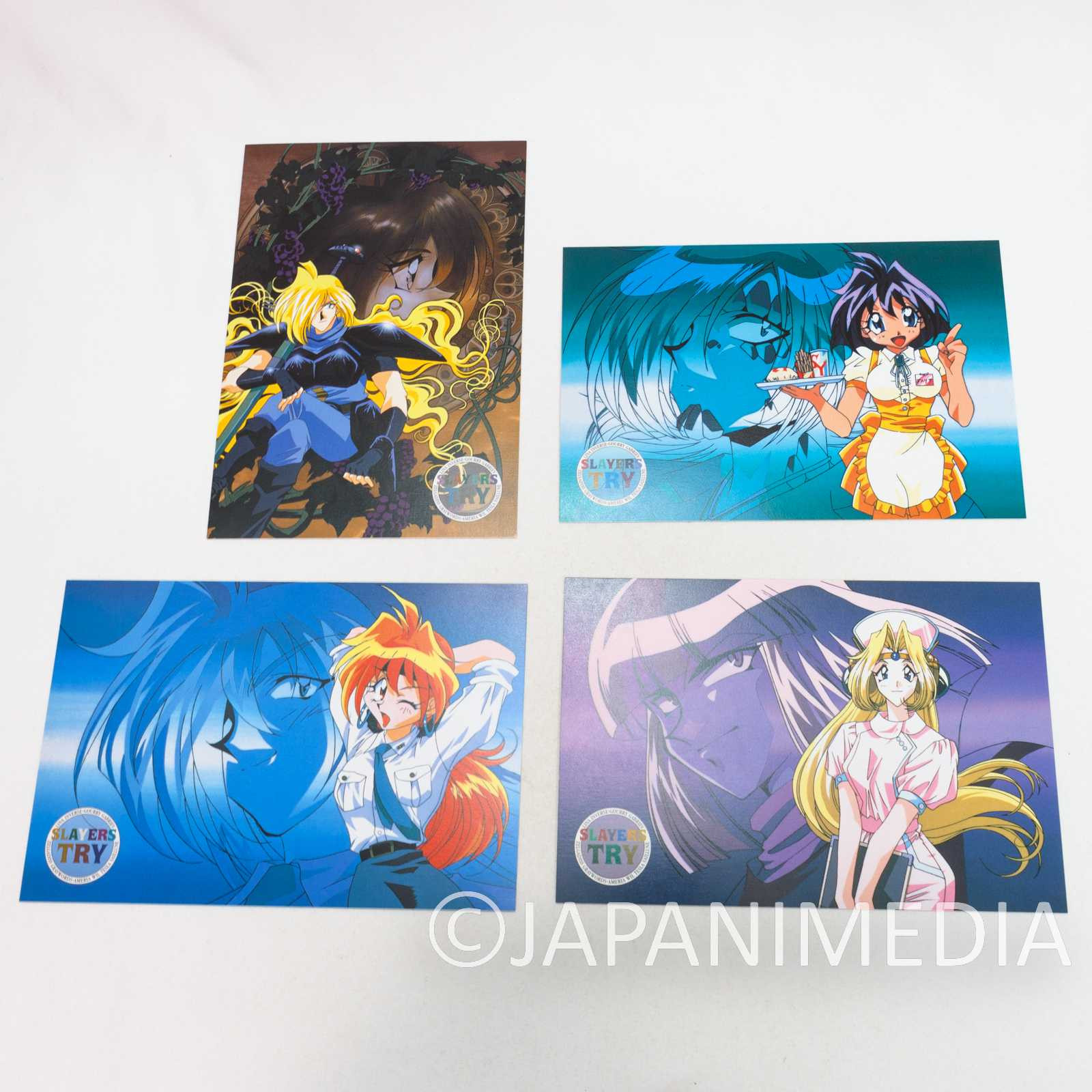Slayers Try Post Card 9pc Set [Lina Amelia Gourry Zelgadiss Valgarv Filia Xelloss] Japanimedia Store 4