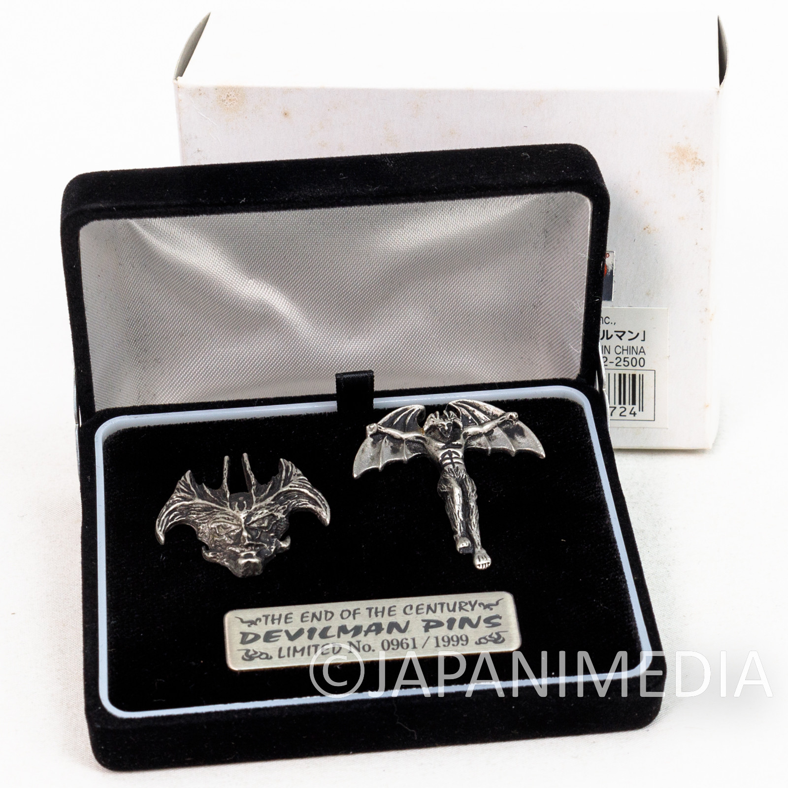 RARE! Devilman Metal Pins Set The End of Century 1999 Limited NAGAI GO