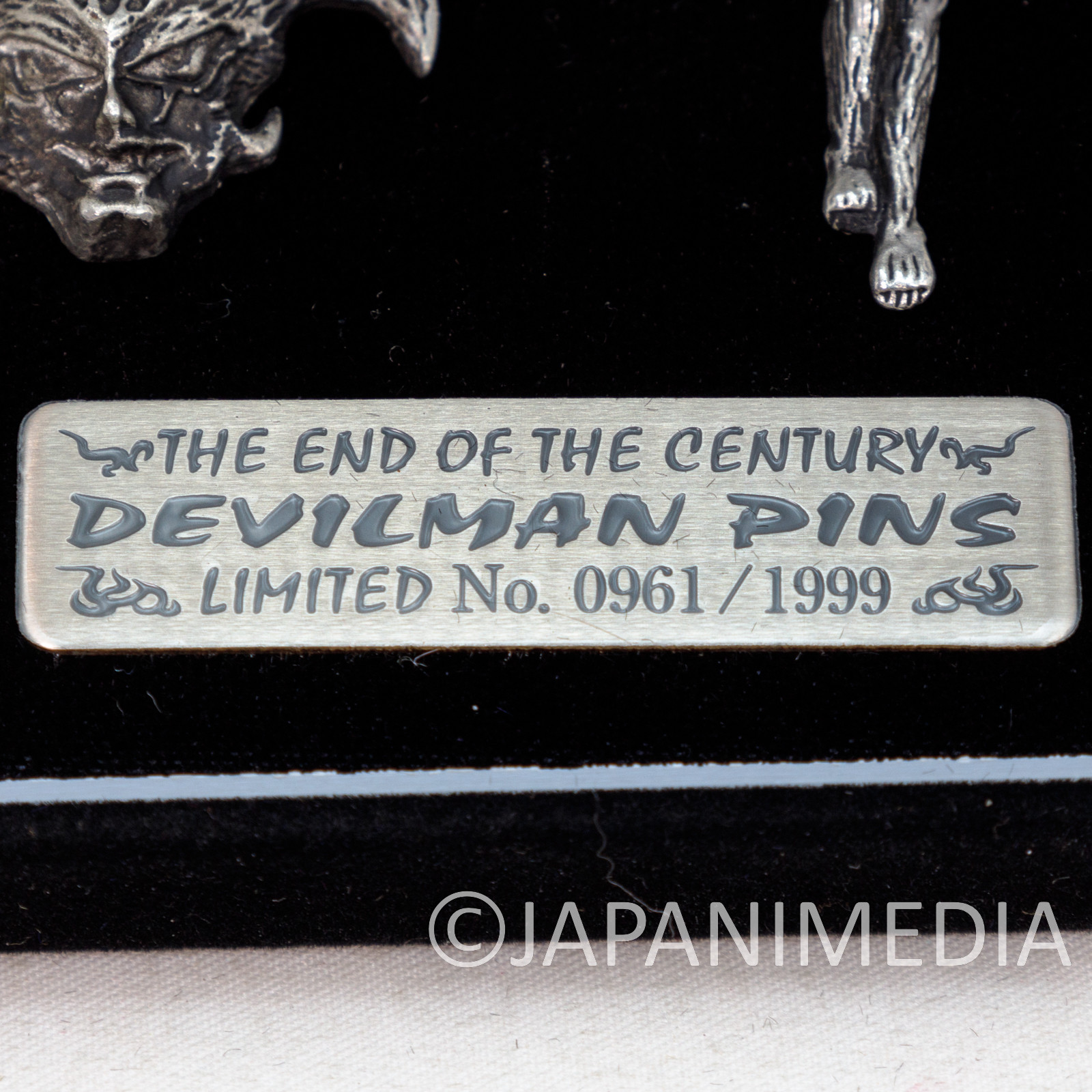 RARE! Devilman Metal Pins Set The End of Century 1999 Limited NAGAI GO