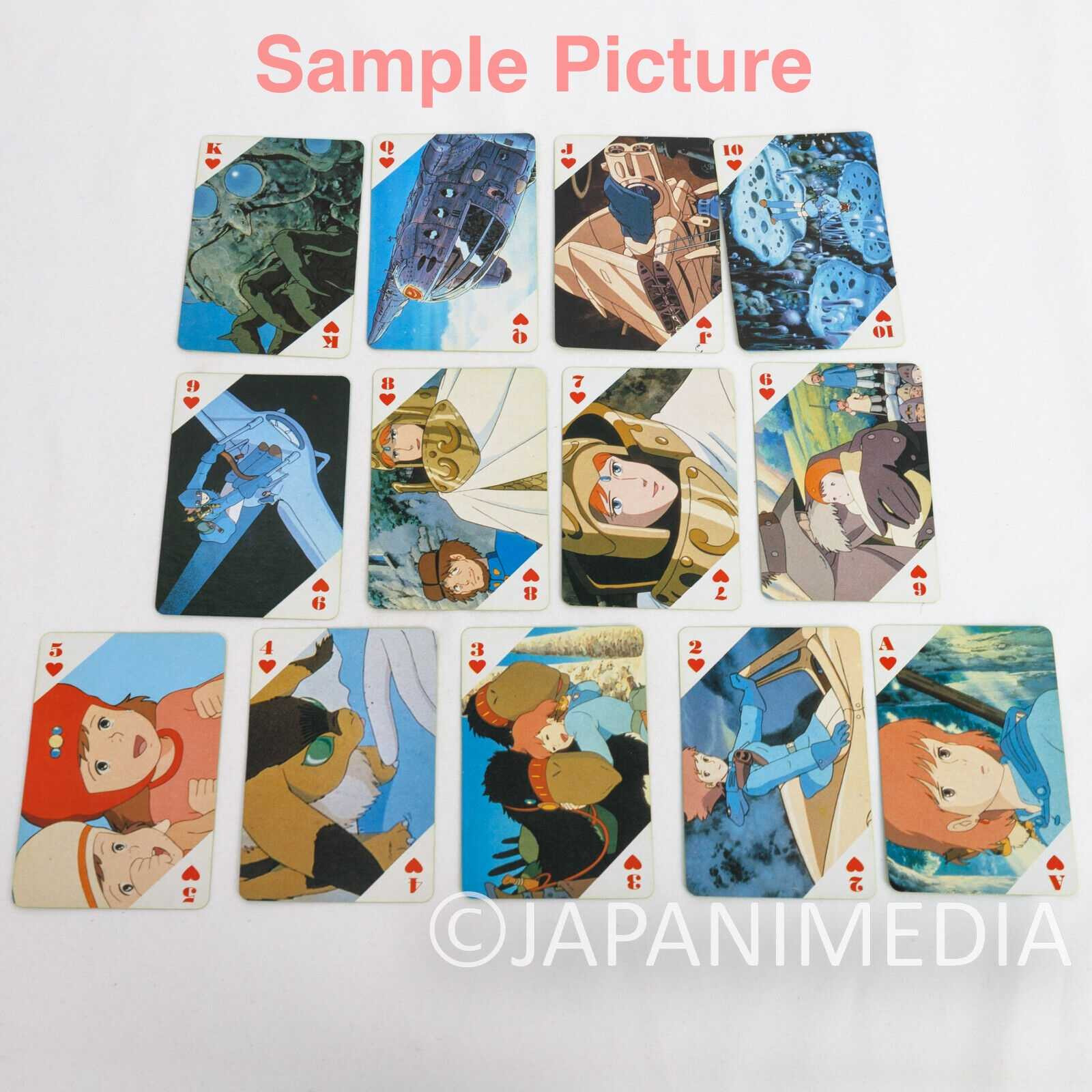 Retro Nausicaa of the Valley of the Wind Trump Playing Cards Animage 2 Japanimedia Store 7
