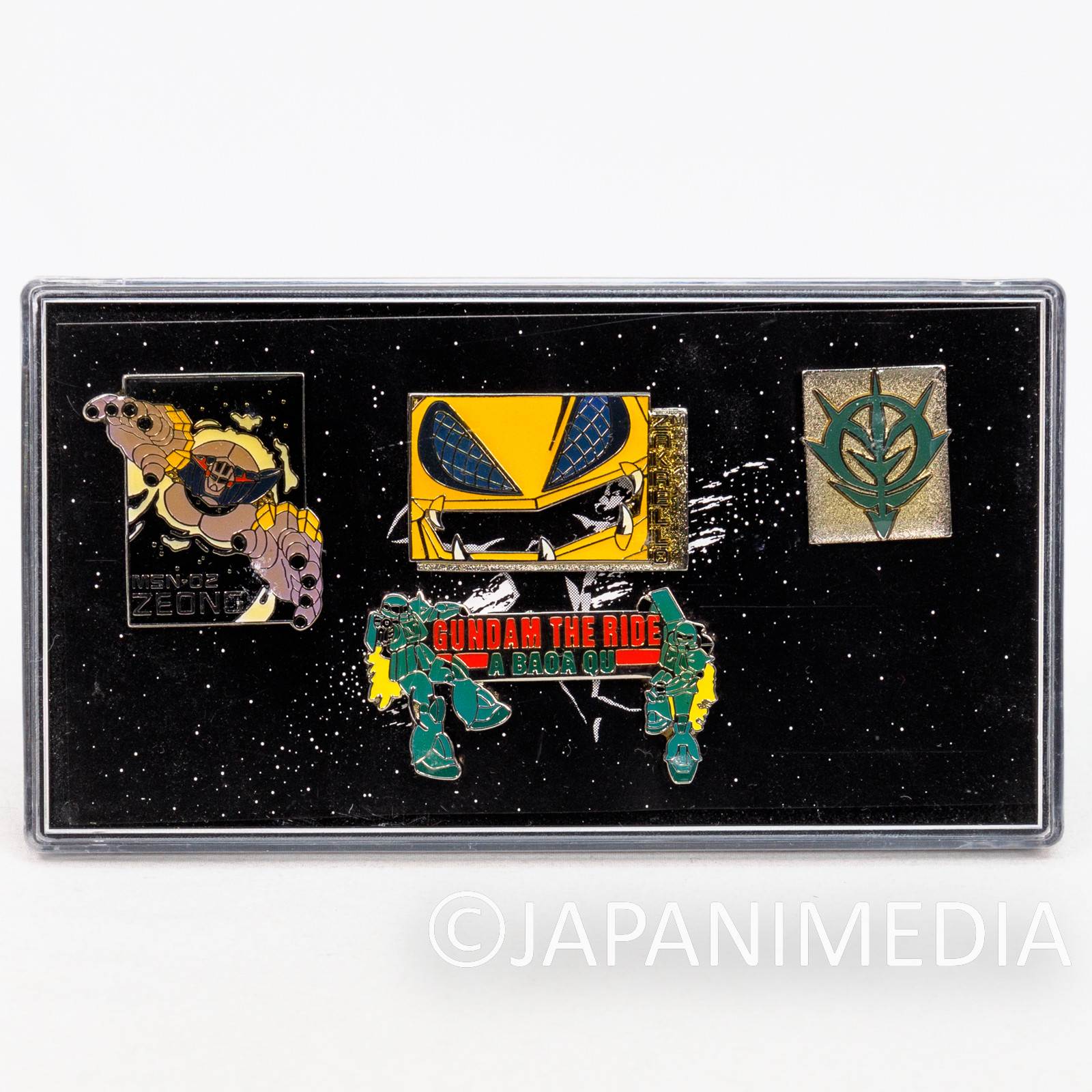 Gundam Metal Pins 4p Set Fujikyu Highland Gundam The Ride A Baoa Qu