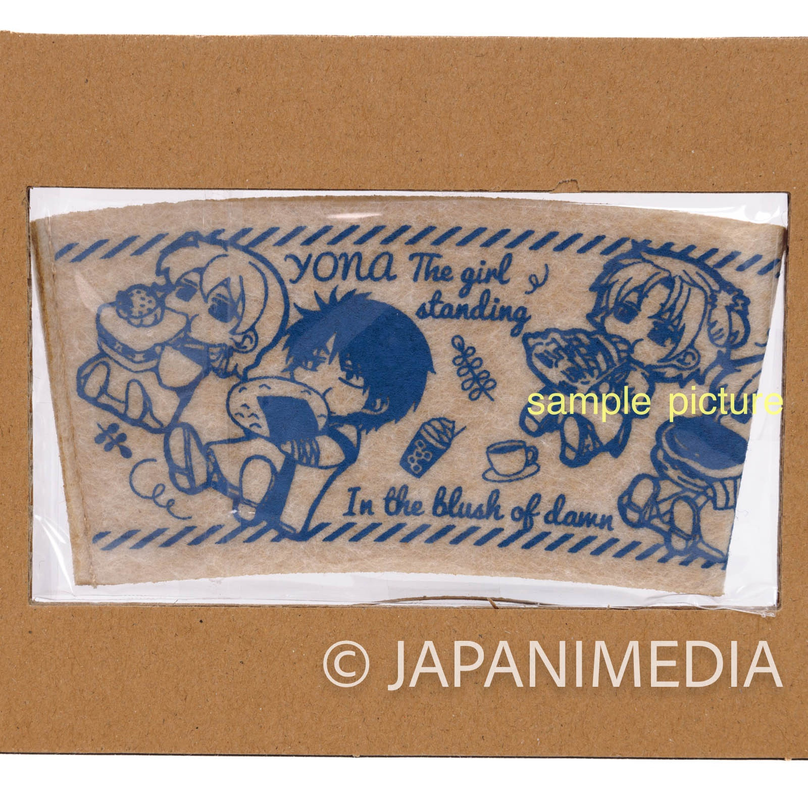 Yona of the Dawn Felt Cup sleeve JAPAN