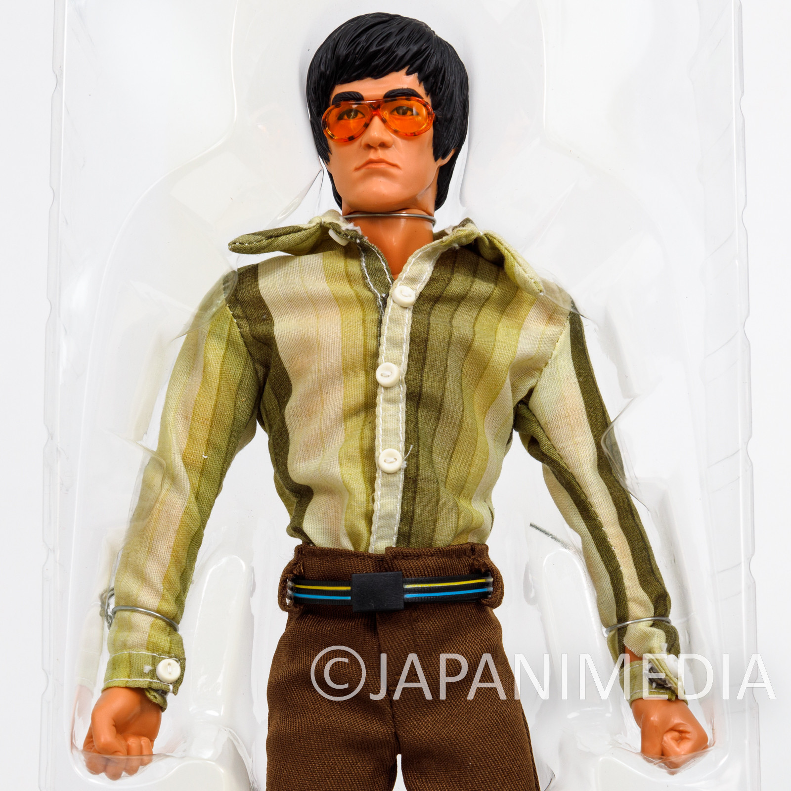 BRUCE LEE 1/6 Fashion Show Figure Striped shirt Medicom Toy JAPAN