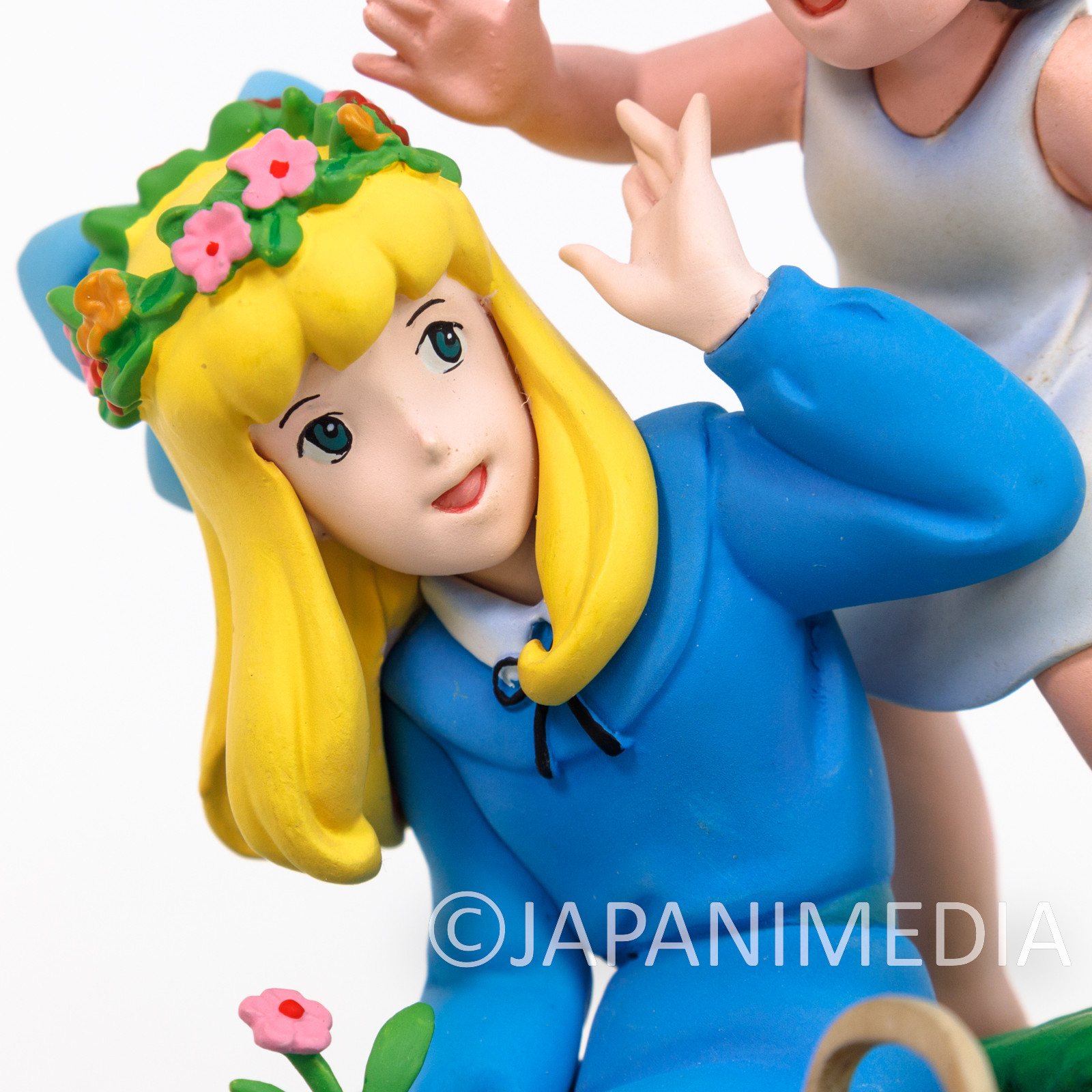 RARE!! Heidi Girl of the Alps Heidi & Clara Polystone Diorama Figure Kaiyodo