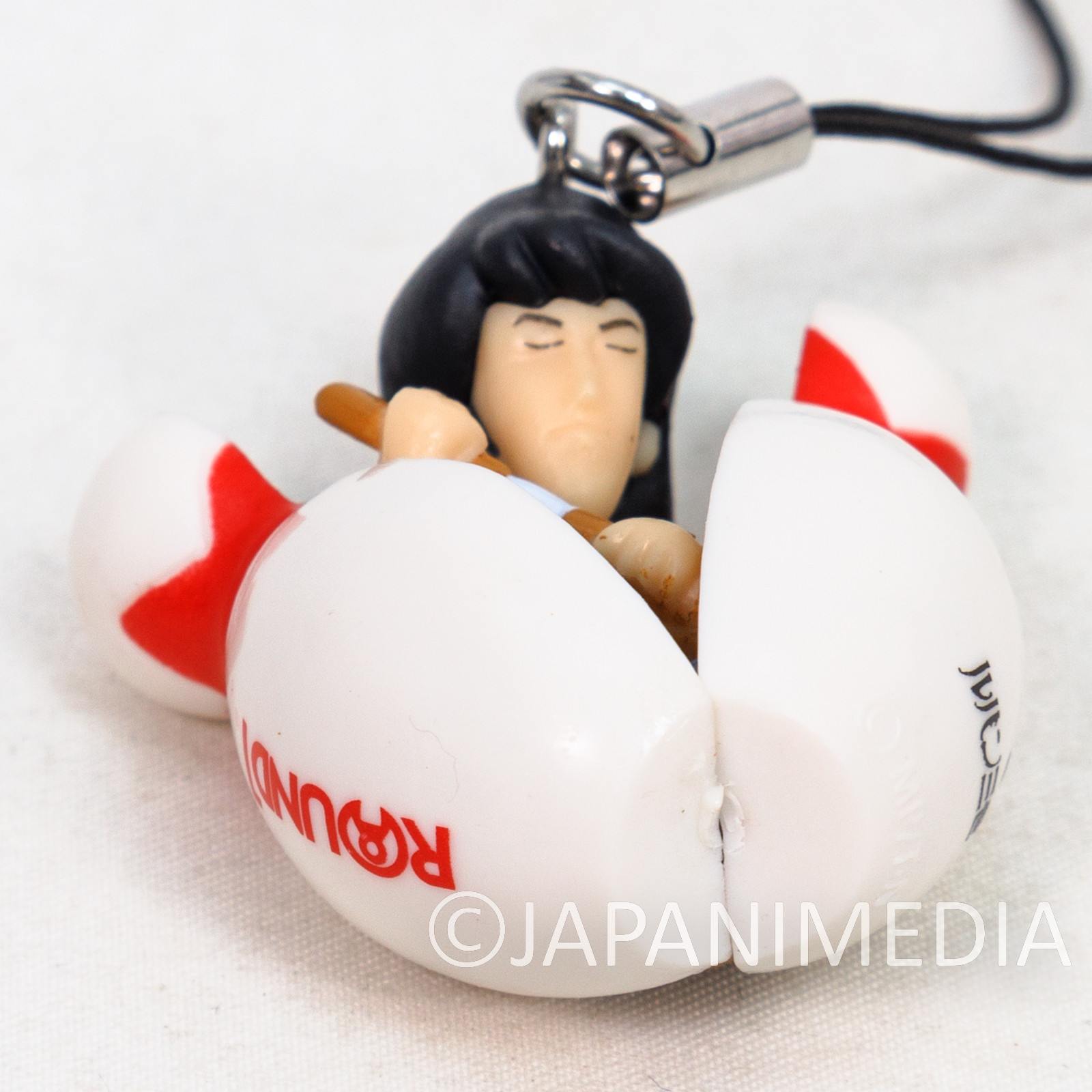 Lupin the Third Goemon with Bowling Pin Figure Strap JAPAN ROUND 1