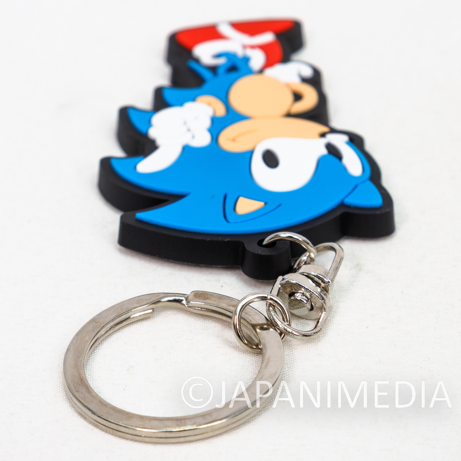 Sonic The Hedgehog Rubber Mascot Keychain #1 SONIC /SEGA 