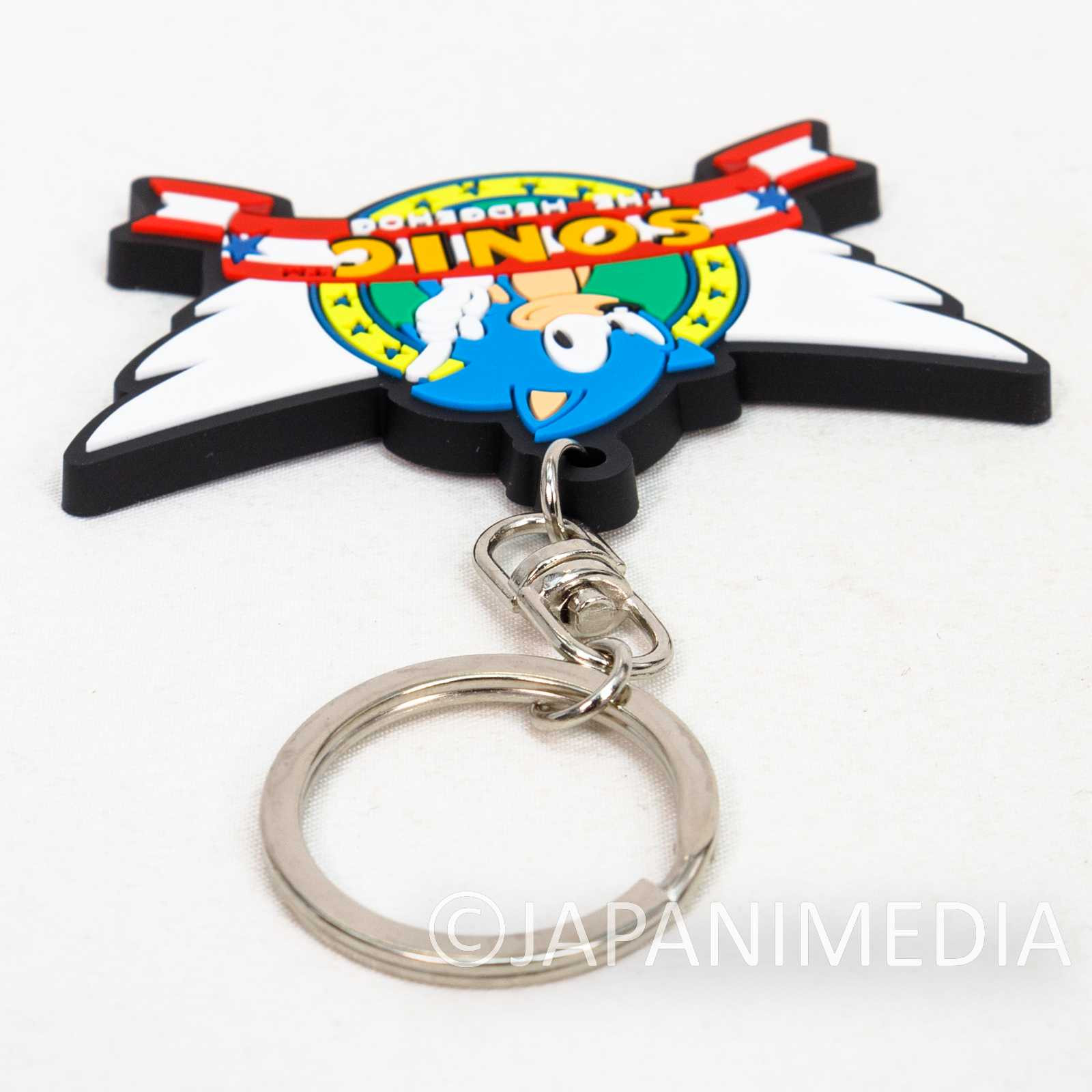 Sonic The Hedgehog Rubber Mascot Keychain #6 Title Screen /SEGA Japanimedia Store