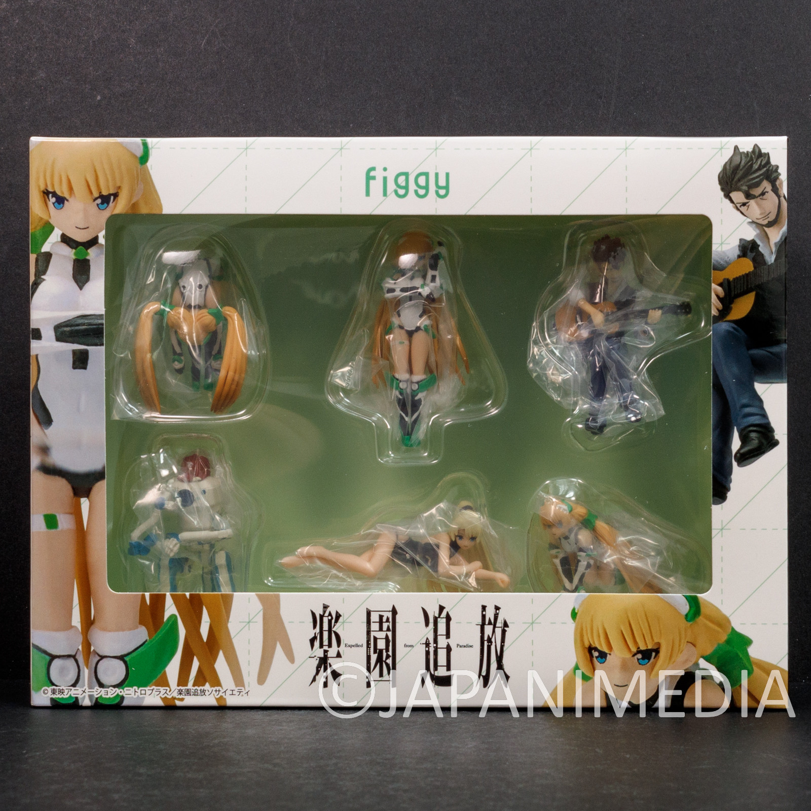 RAKUEN TSUIHOU Expelled from Paradise Angela Dingo Mini Figure 6pc Set Figgy