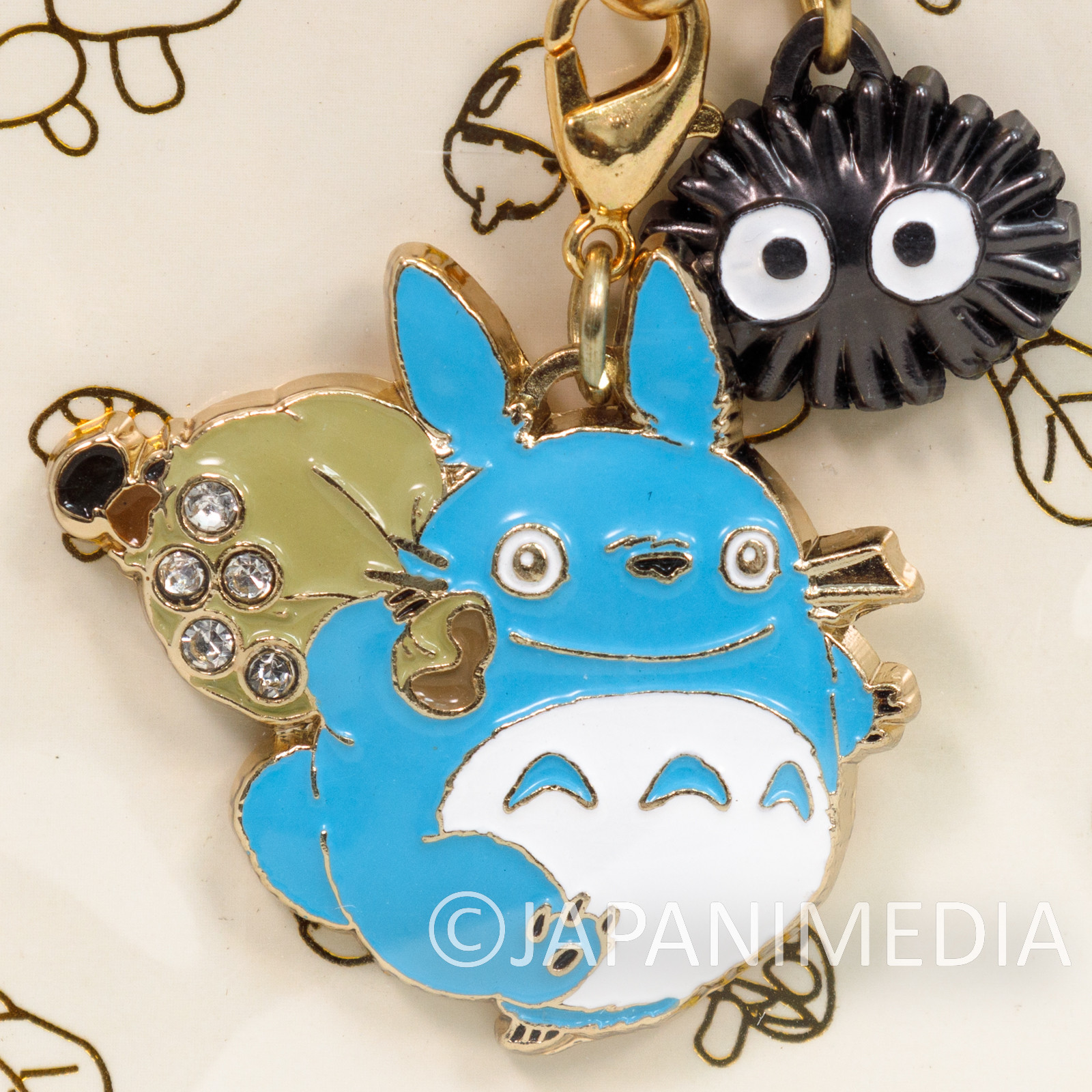 My Neighbor Totoro Pitch-Black Blackie Mascot Charm Keychain Ghibli Hayao Miyazaki JAPAN