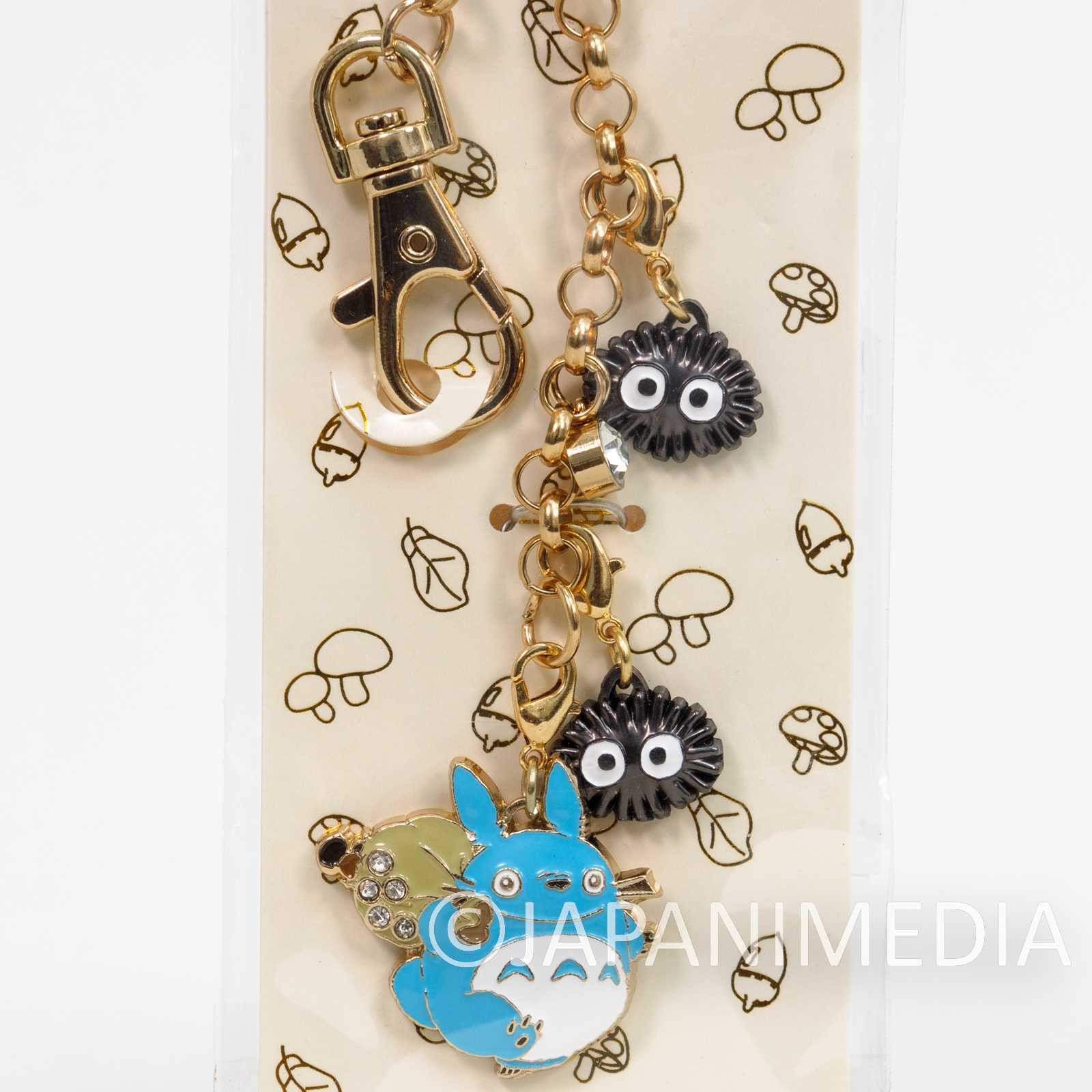 My Neighbor Totoro Pitch-Black Blackie Mascot Charm Keychain Ghibli Hayao Miyazaki JAPAN Japanimedia Store FRONT