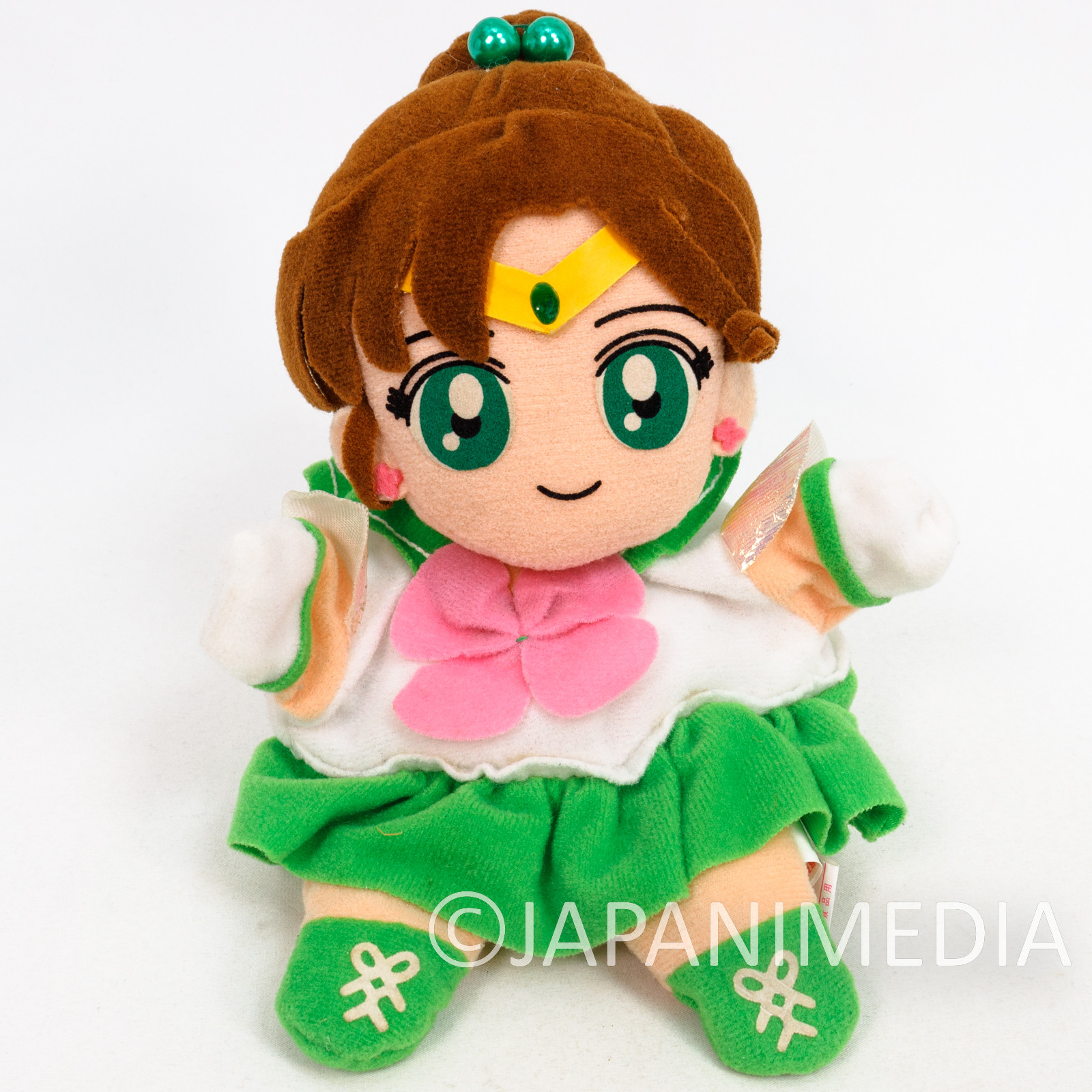 Retro! Sailor Moon Jupiter Makoto Kino Hand Puppet Plush Doll Banpresto