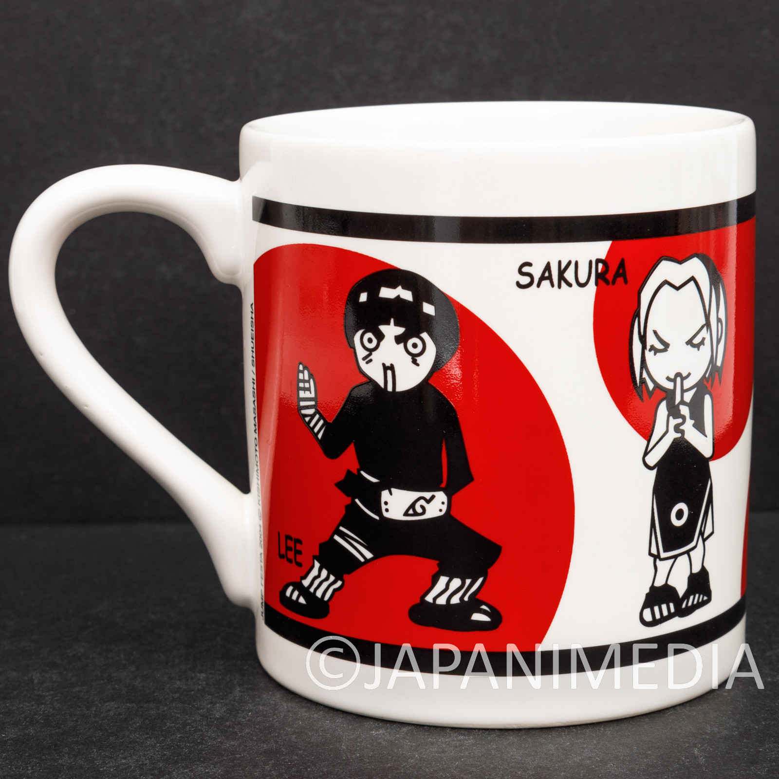 NARUTO Mug Jump Festa 2004 Sasuke Sakura Lee SHONEN JUMP