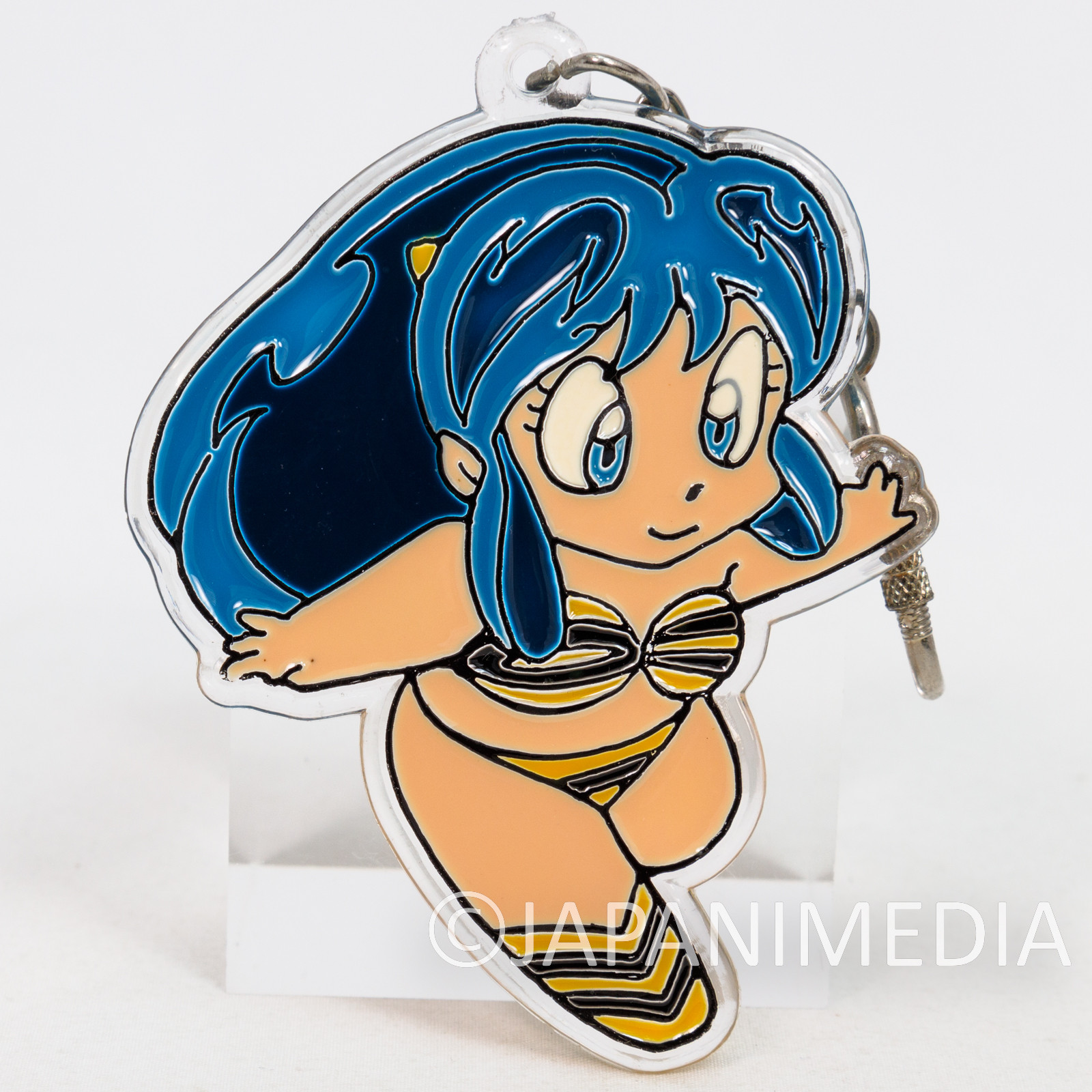 Retro Rare Urusei Yatsura LUM Chan Acrylic Mascot Key Chain #1