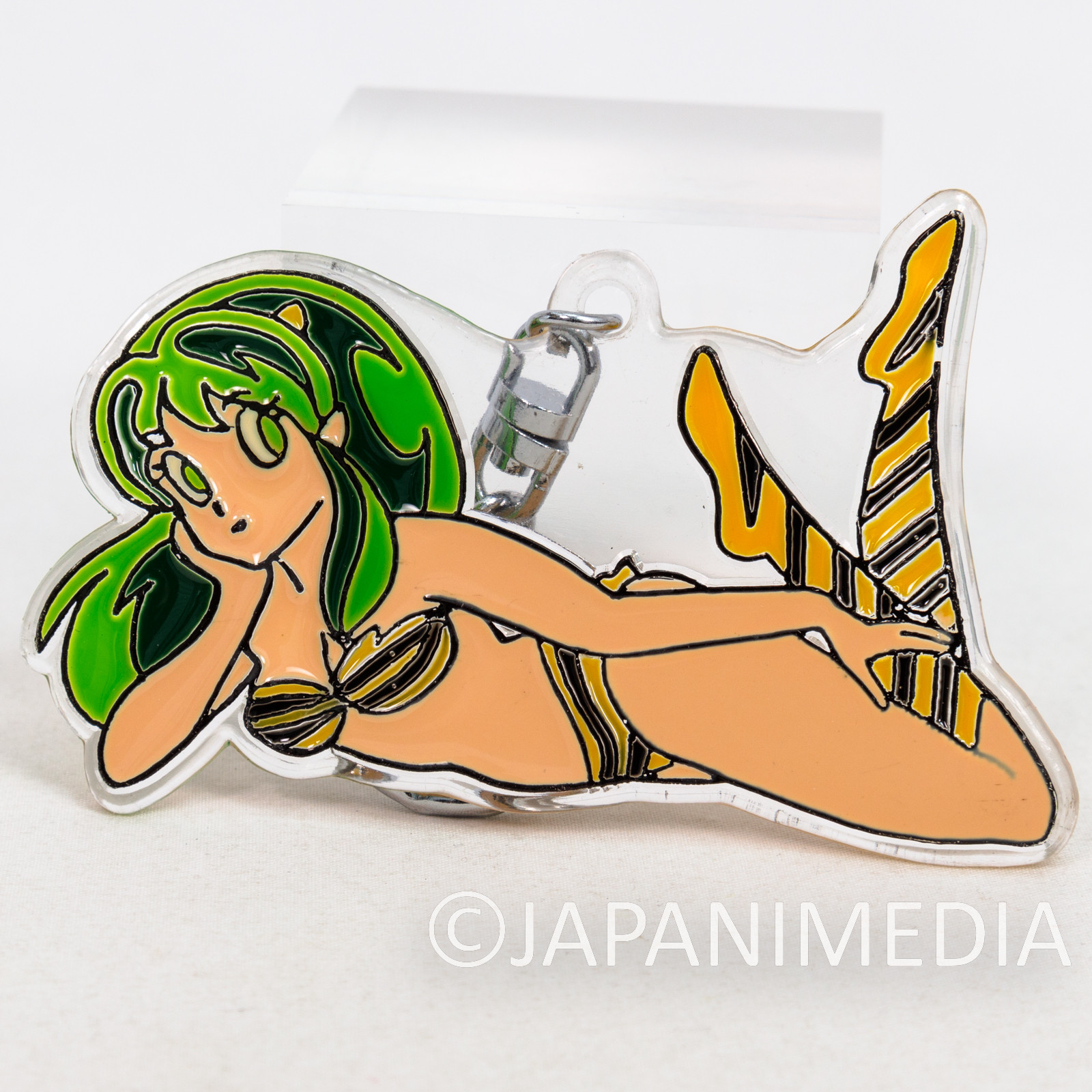 Retro Rare Urusei Yatsura LUM Chan Acrylic Mascot Key Chain #2