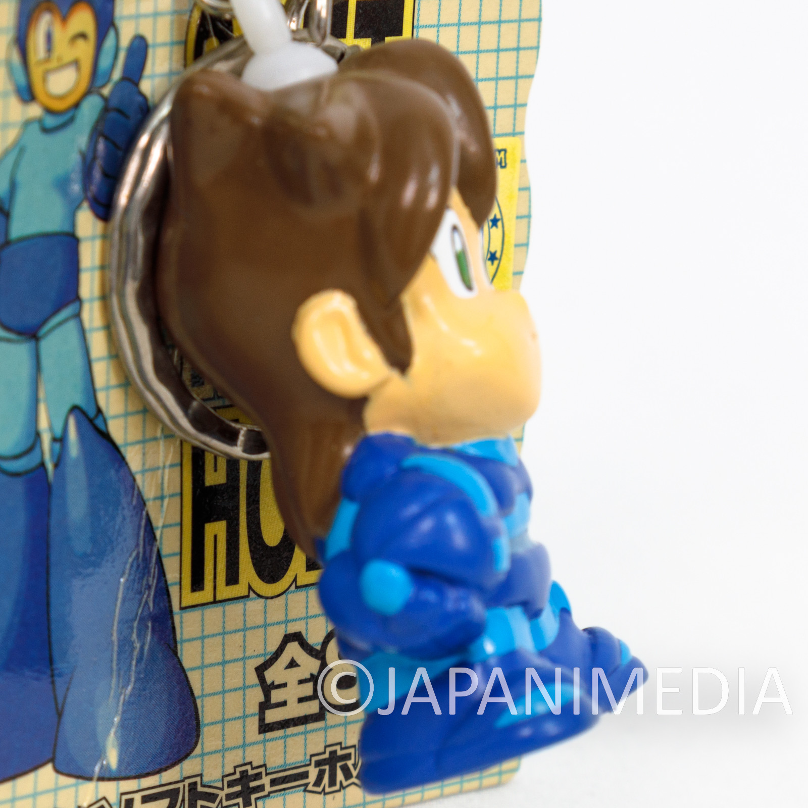 RARE! MEGA MAN Soft Vinyl Figure Keychain #3 CAPCOM ROCKMAN