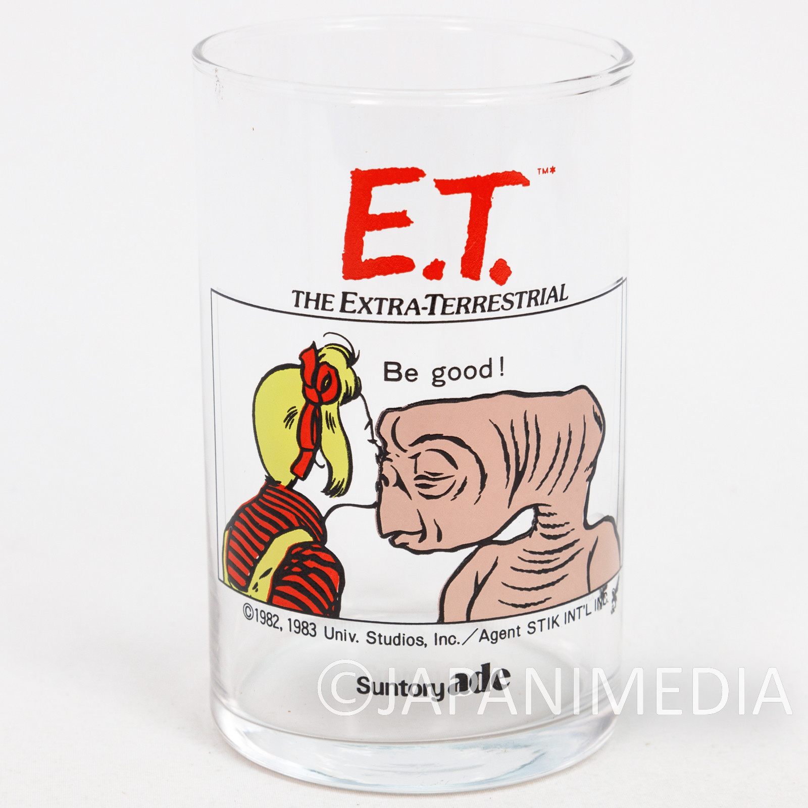 Retro RARE! E.T. Glass 5pc Set Suntory