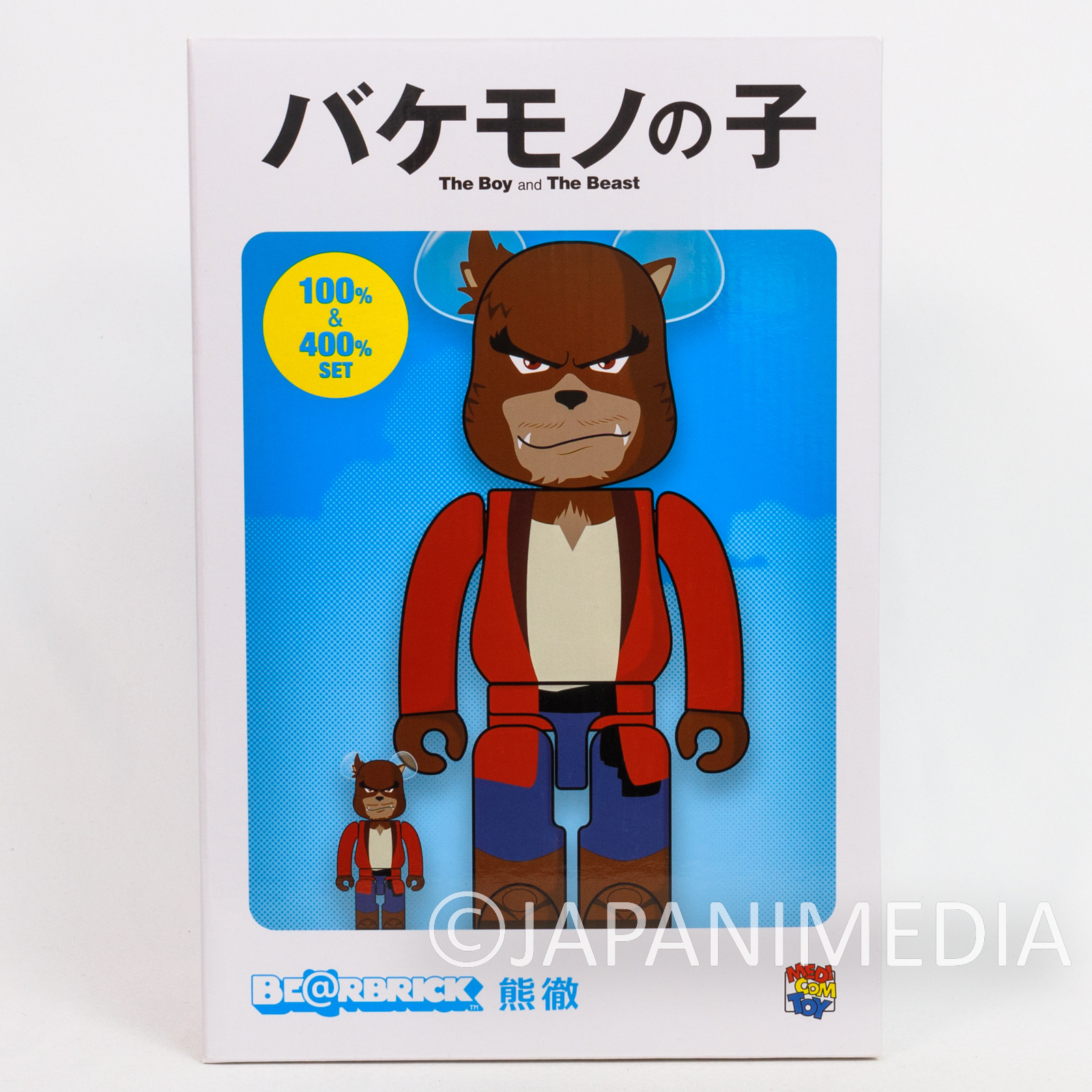 The Boy and The Beast Kumatetsu 100％ & 400％ Be@rbrick Bearbrick