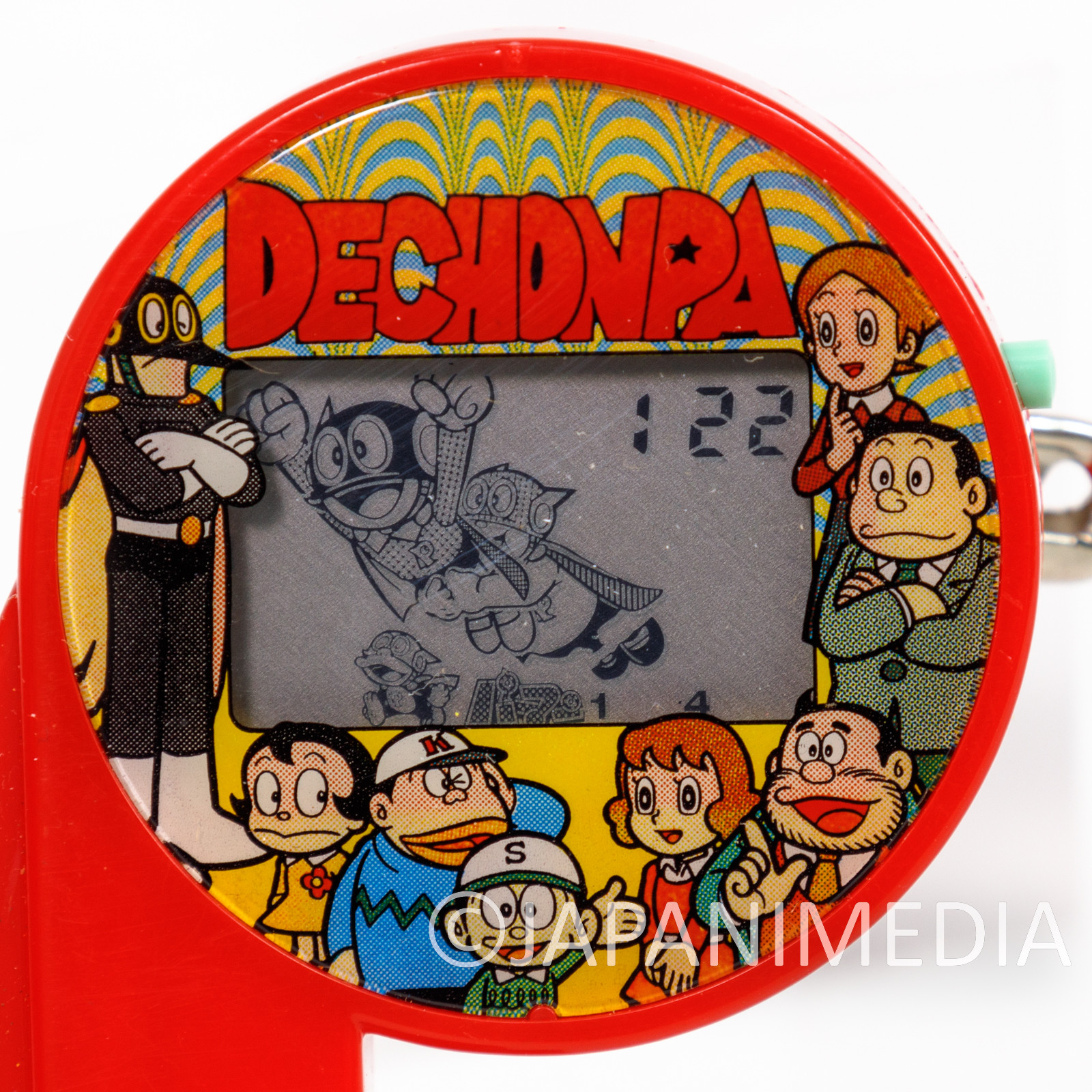 Retro RARE! Perman DECHONPA Plastic Badge Watch BANDAI Fujiko F Fujio