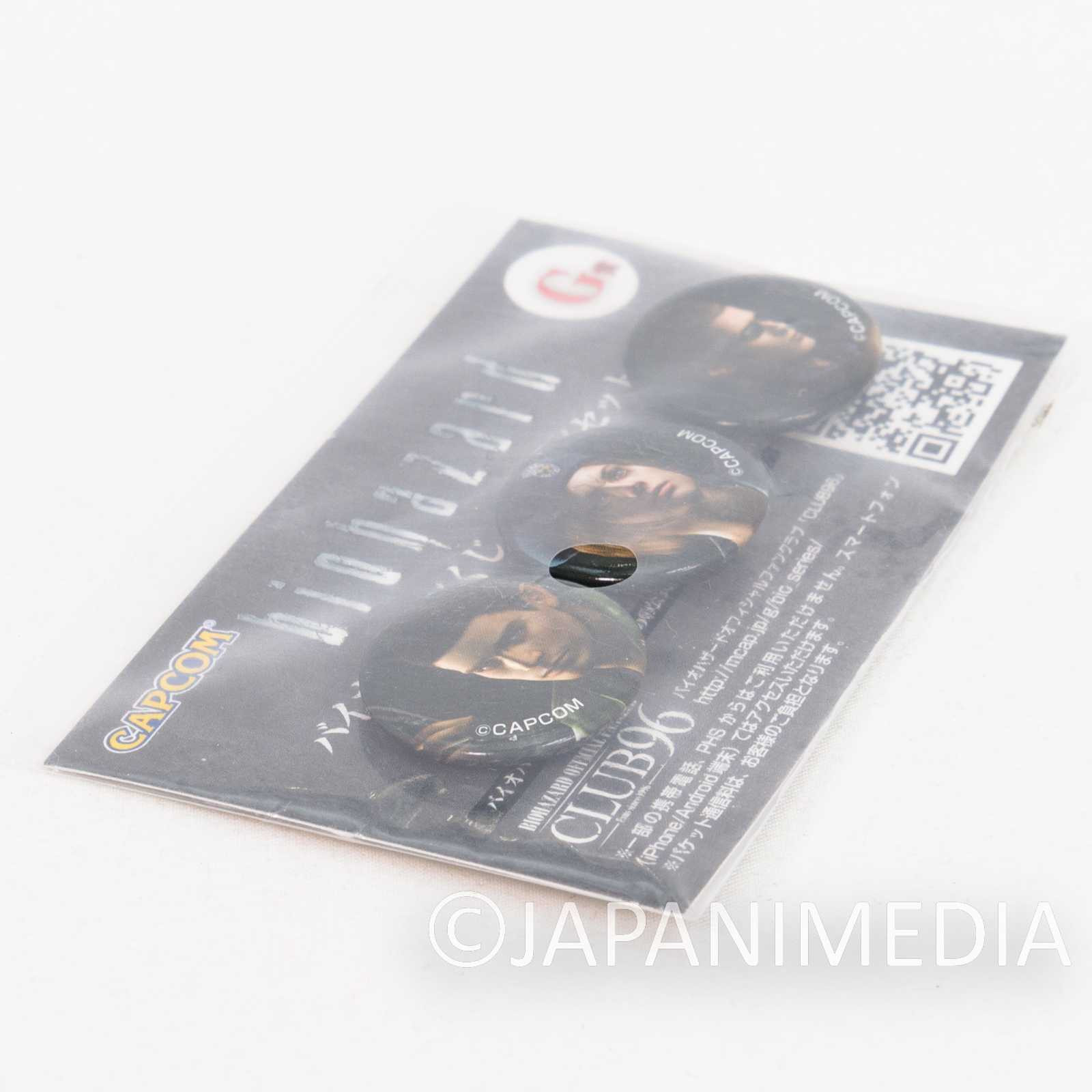 RESIDENT EVIL Biohazard Mini Button badge Set Capcom 2 JAPAN GAME