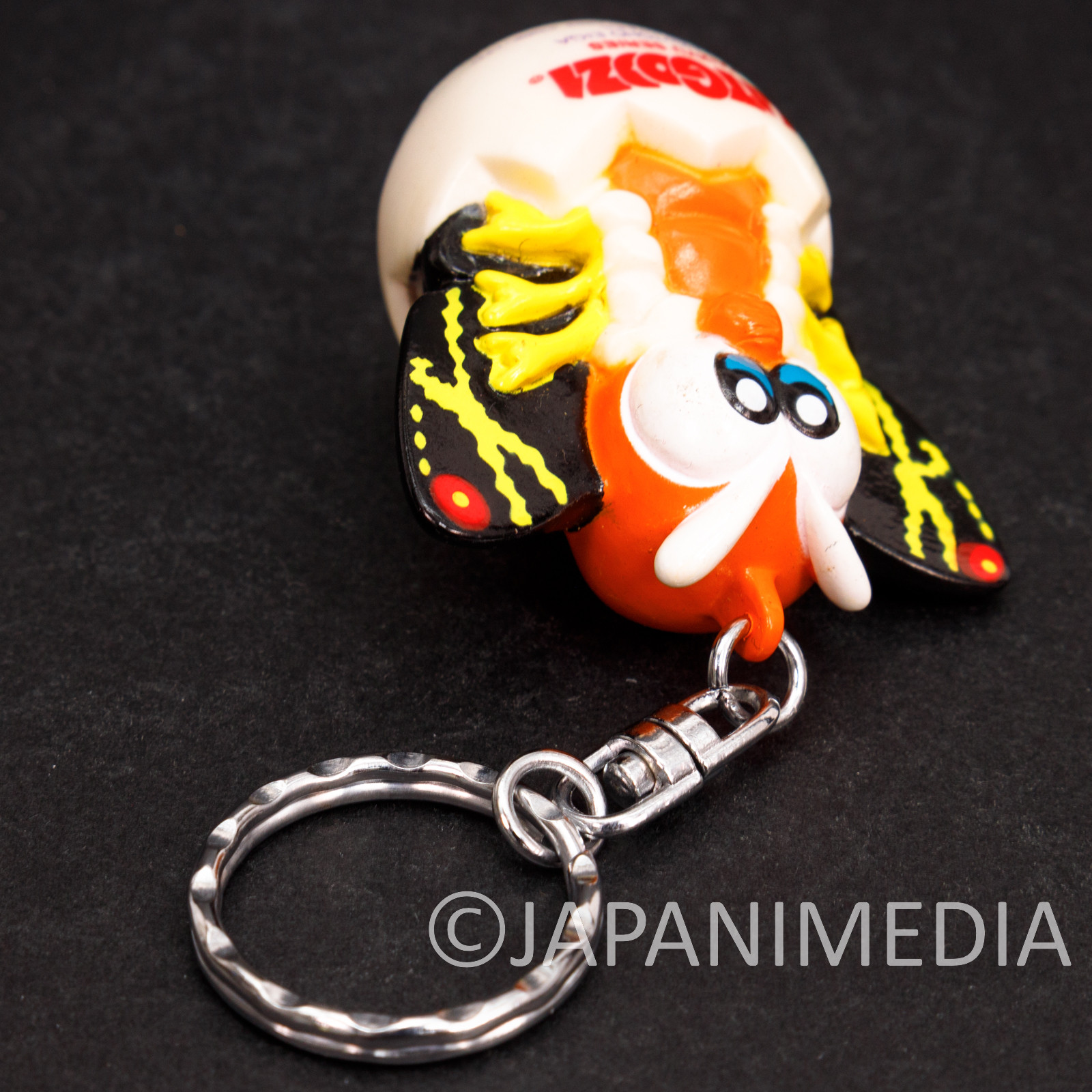 Retro RARE! Godzilla in Egg MOTHRA LITGODZI Keychain TOKUSATSU