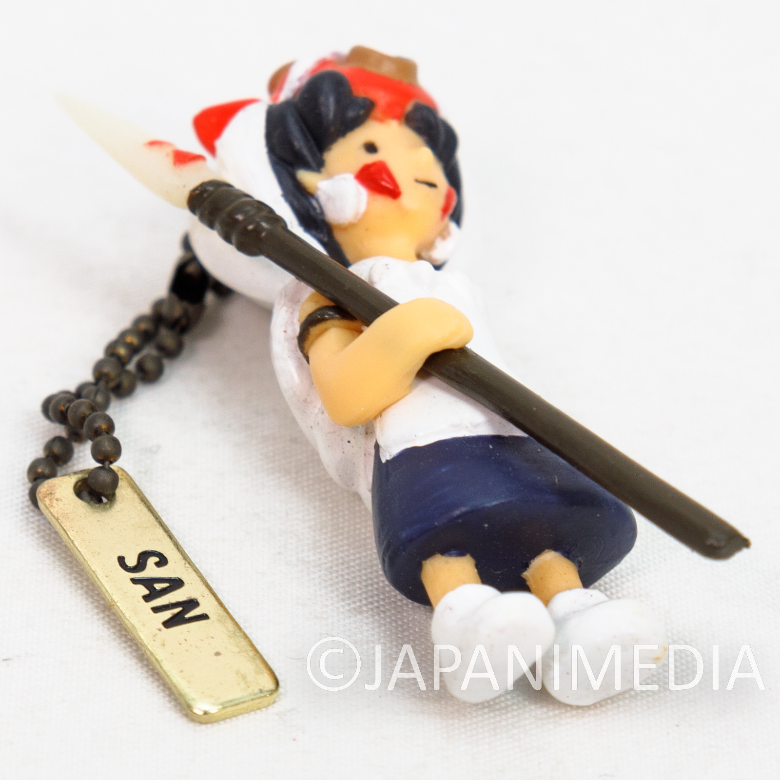 RARE! Princess Mononoke San Figure Ballchain Ghibli Hayao Miyazaki Japanimedia Store 5