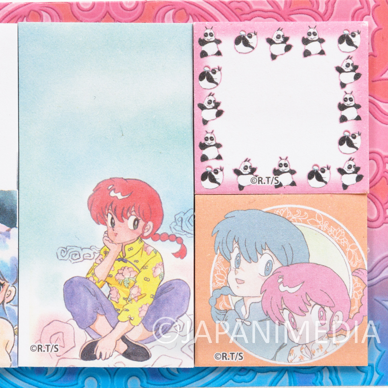 Ranma 1/2 Sticky Notes Tag & Case /Akane Shampoo